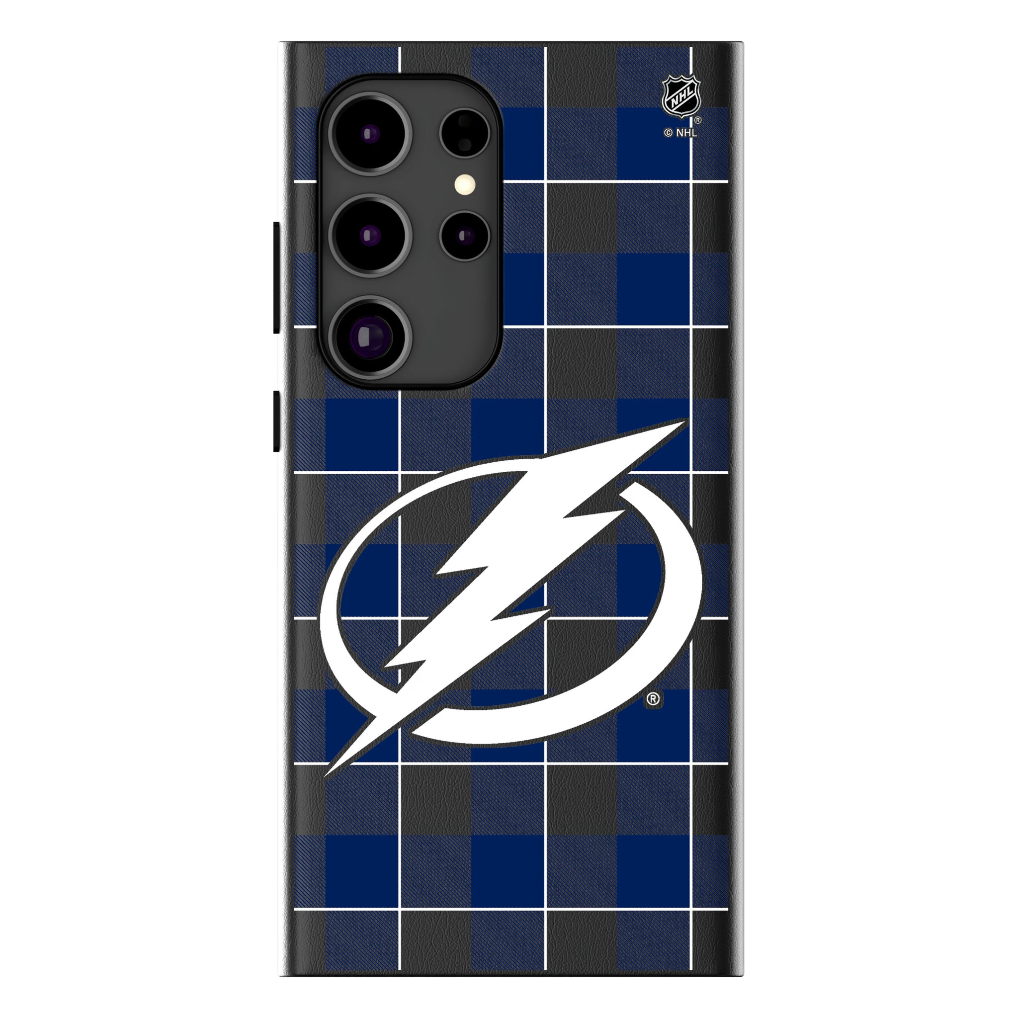 Tampa Bay Lightning Plaid Galaxy MagSafe Compatible Phone Case for Samsung Galaxy