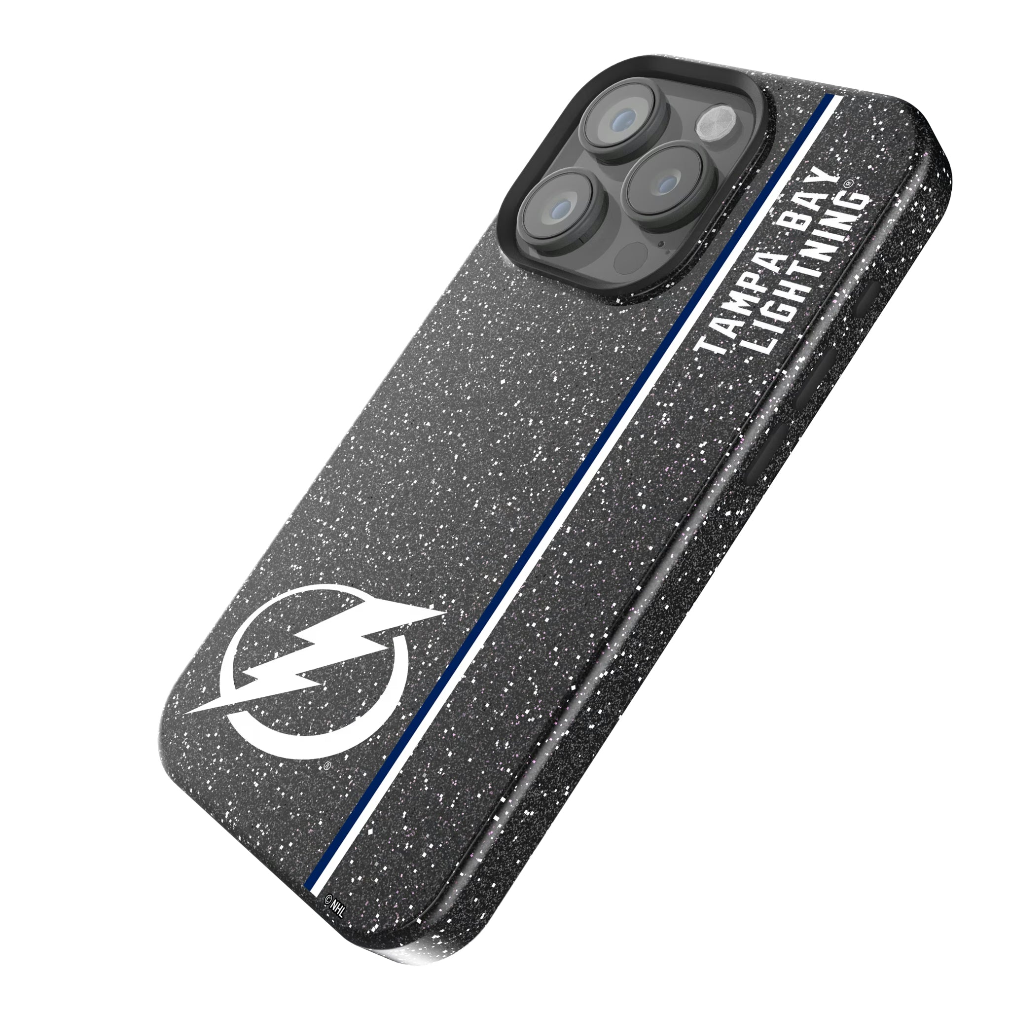 Tampa Bay Lightning Sidebar iPhone Bling Phone Case for Apple iPhone - Isometric View