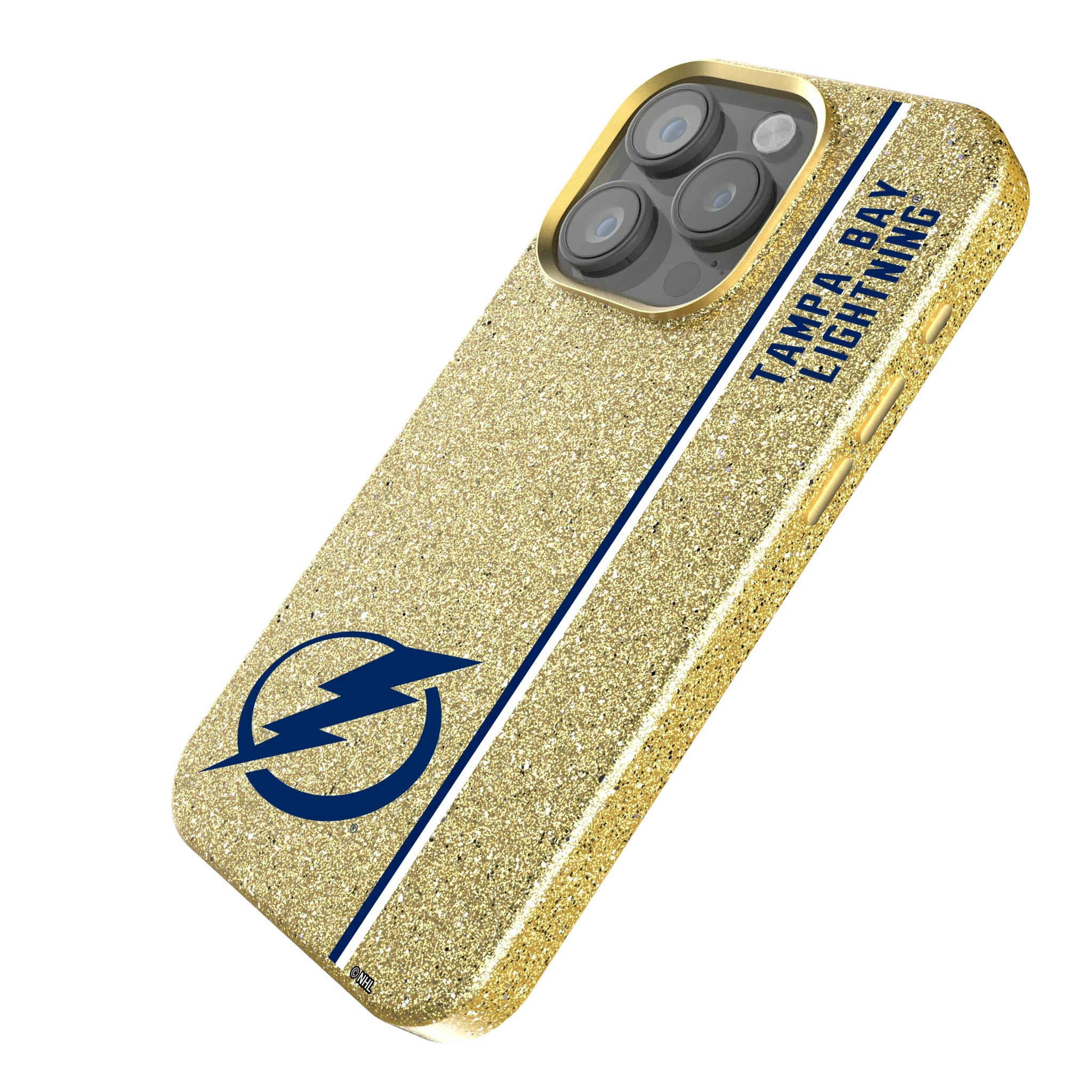 Tampa Bay Lightning Sidebar iPhone Bling Phone Case for Apple iPhone - Isometric View