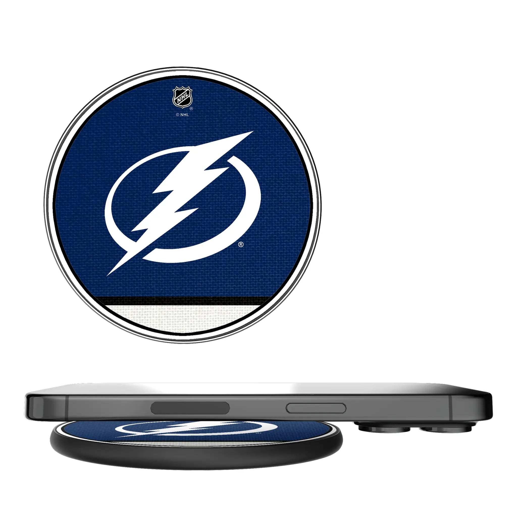 Tampa Bay Lightning Stripe 15-Watt Wireless Charger