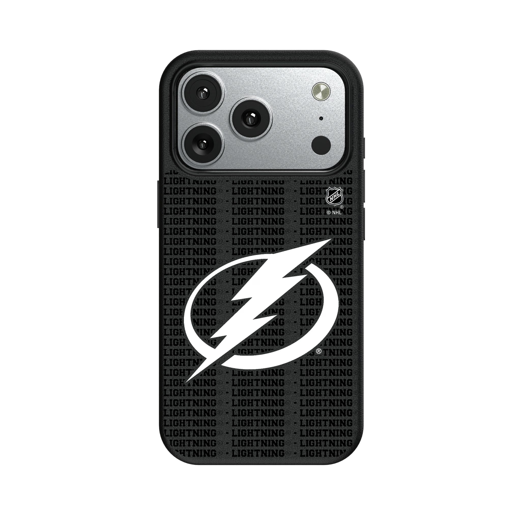 Tampa Bay Lightning Text Backdrop iPhone MagSafe Compatible Phone Case for Apple iPhone#Device_iPhone 17 Pro