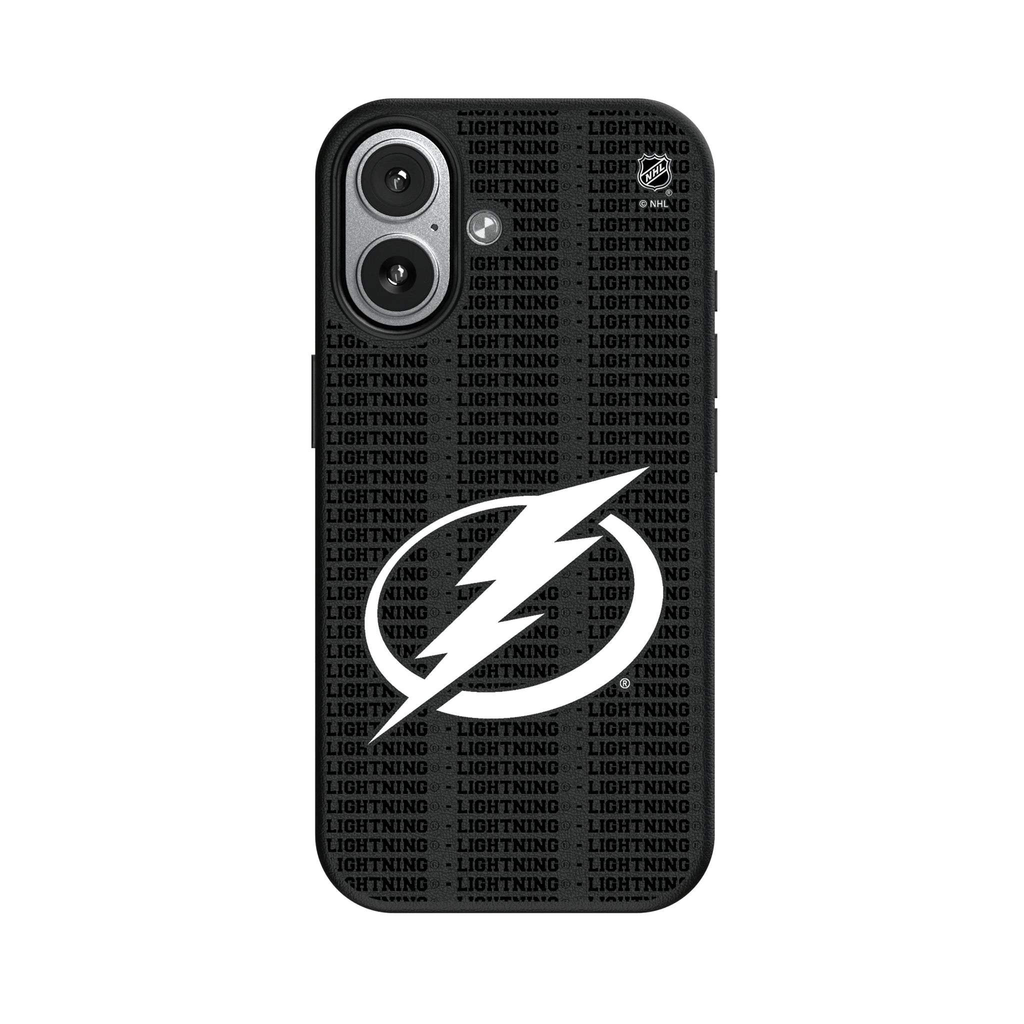 Tampa Bay Lightning Text Backdrop iPhone MagSafe Compatible Phone Case for Apple iPhone#Device_iPhone 17