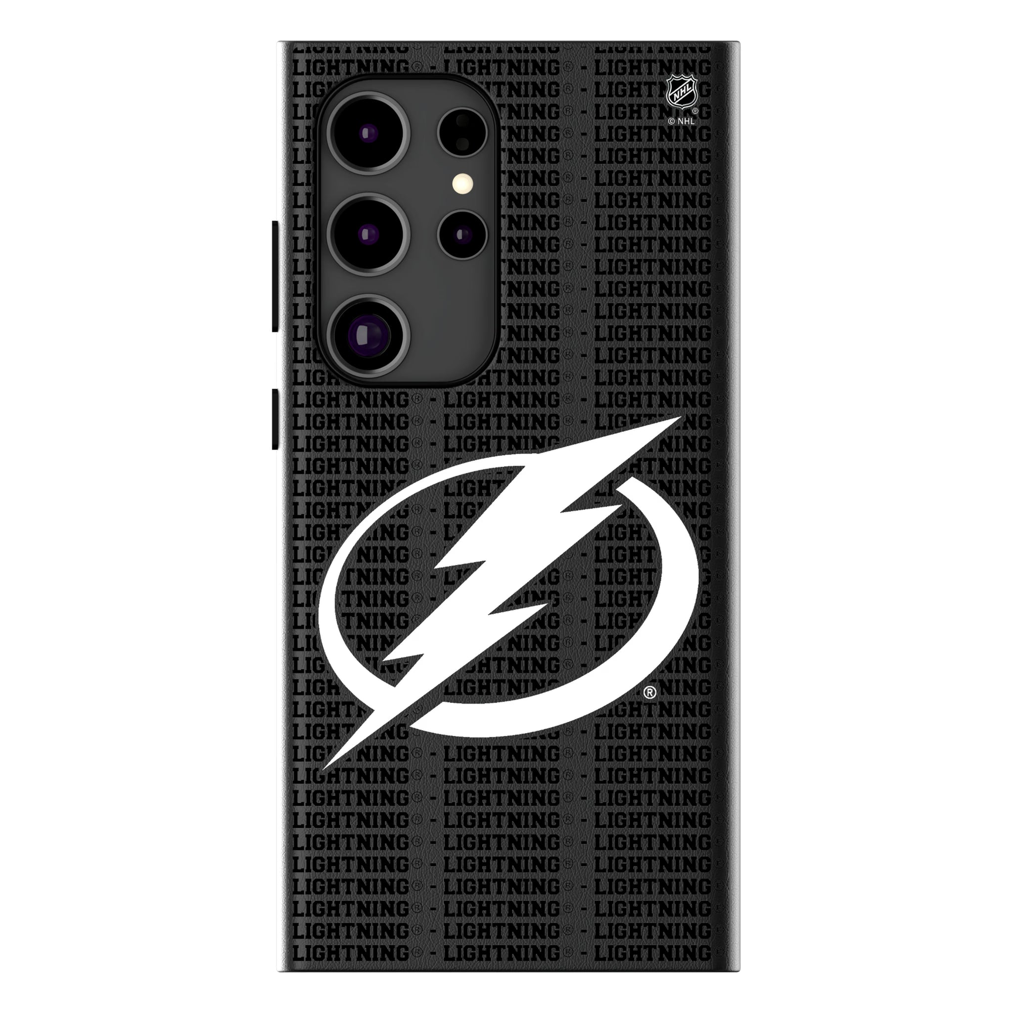 Tampa Bay Lightning Text Backdrop Galaxy MagSafe Compatible Phone Case for Samsung Galaxy