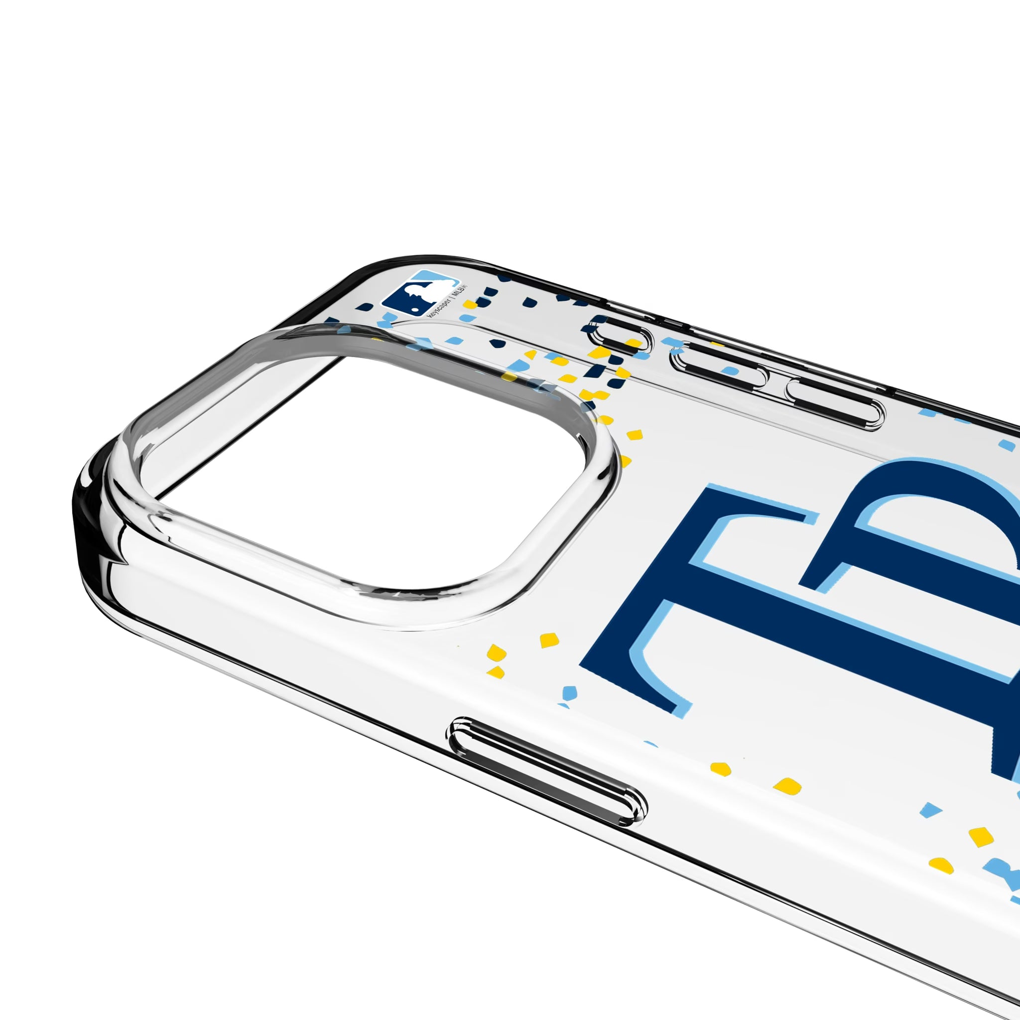 Tampa Bay Rays Confetti iPhone Clear Phone Case for Apple iPhone - Detail