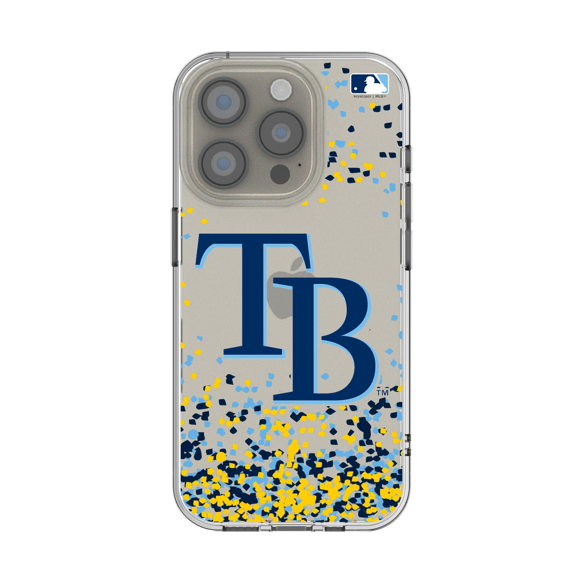Tampa Bay Rays Confetti iPhone Clear Phone Case for Apple iPhone