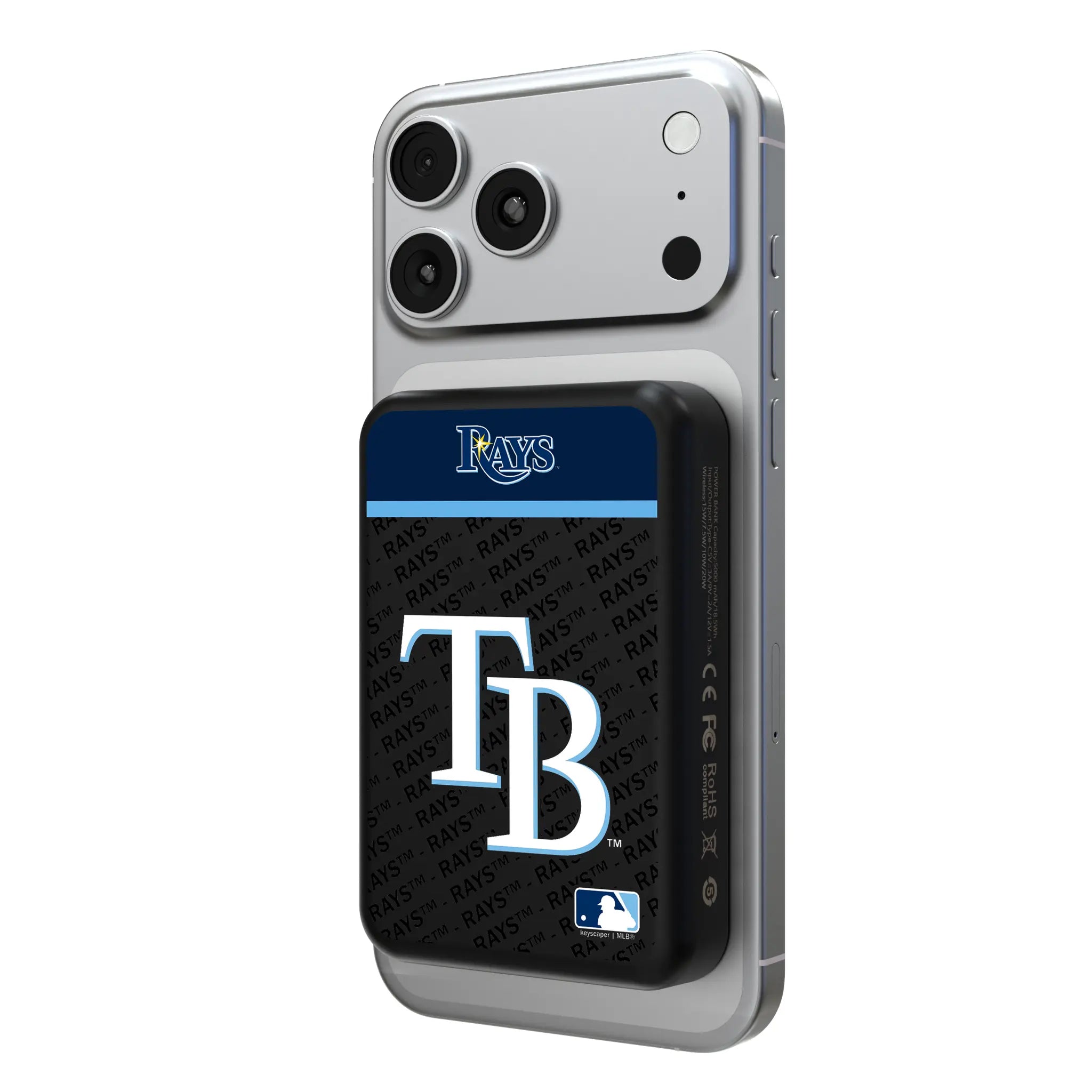 Tampa Bay Rays Endzone Plus Wireless Mag Power Bank