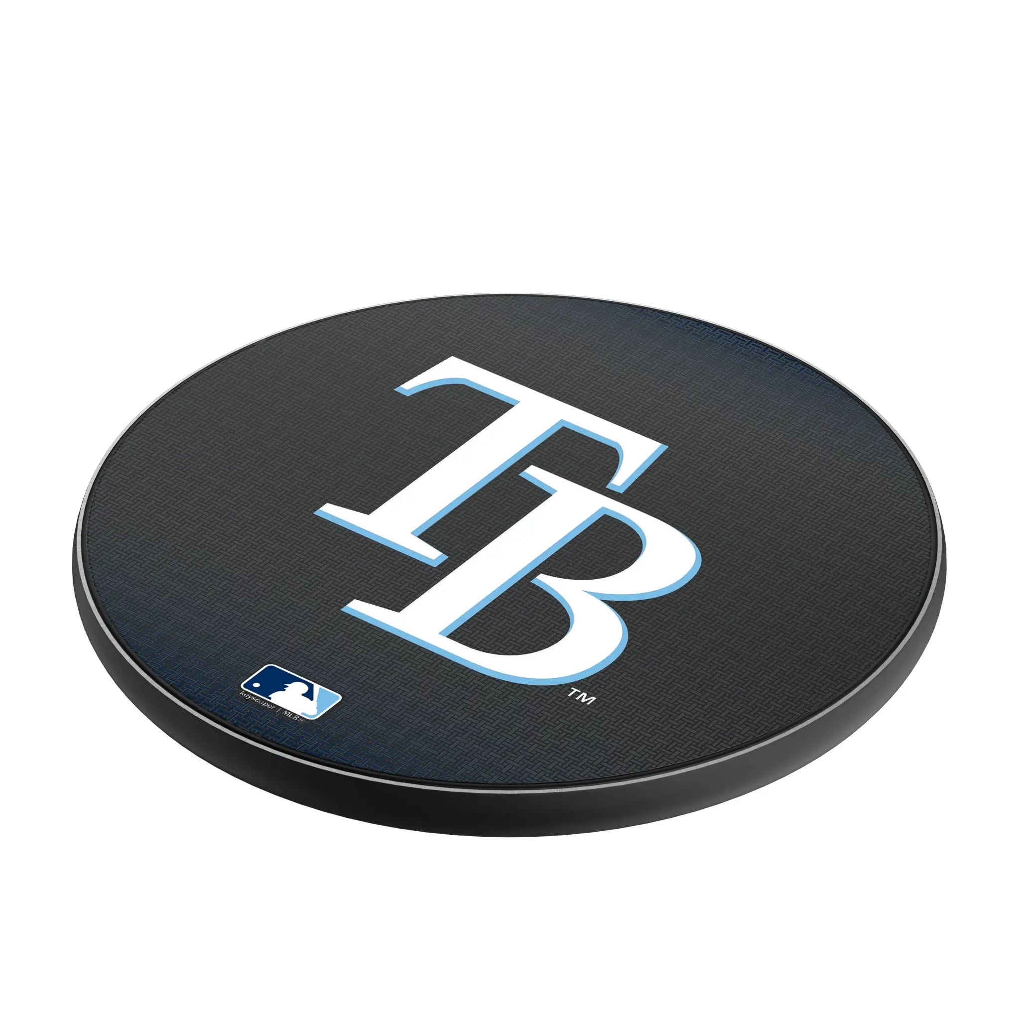 Tampa Bay Rays Linen 15-Watt Wireless Charger - Isometric View