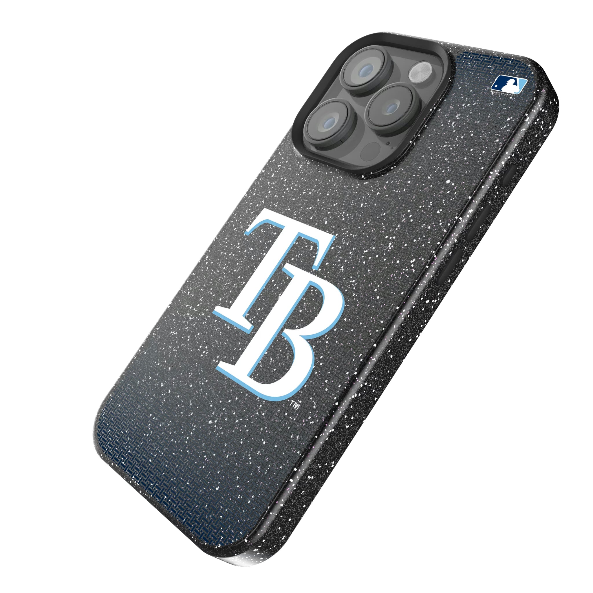 Tampa Bay Rays Linen iPhone Bling Phone Case for Apple iPhone - Isometric View