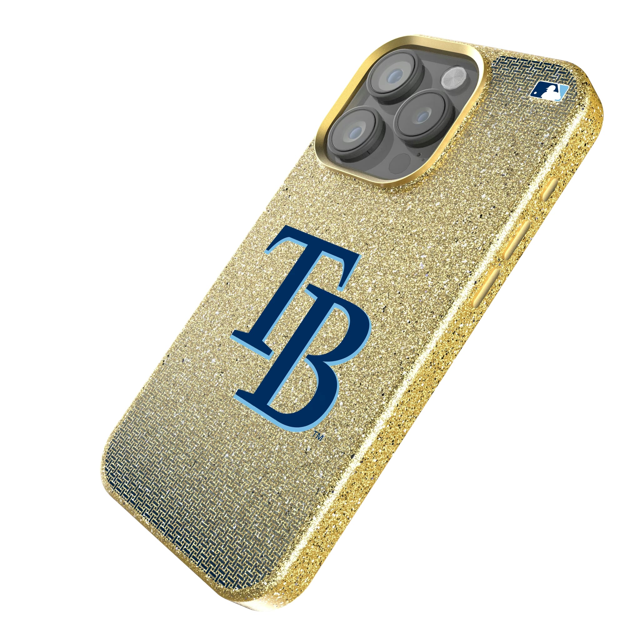 Tampa Bay Rays Linen iPhone Bling Phone Case for Apple iPhone - Isometric View