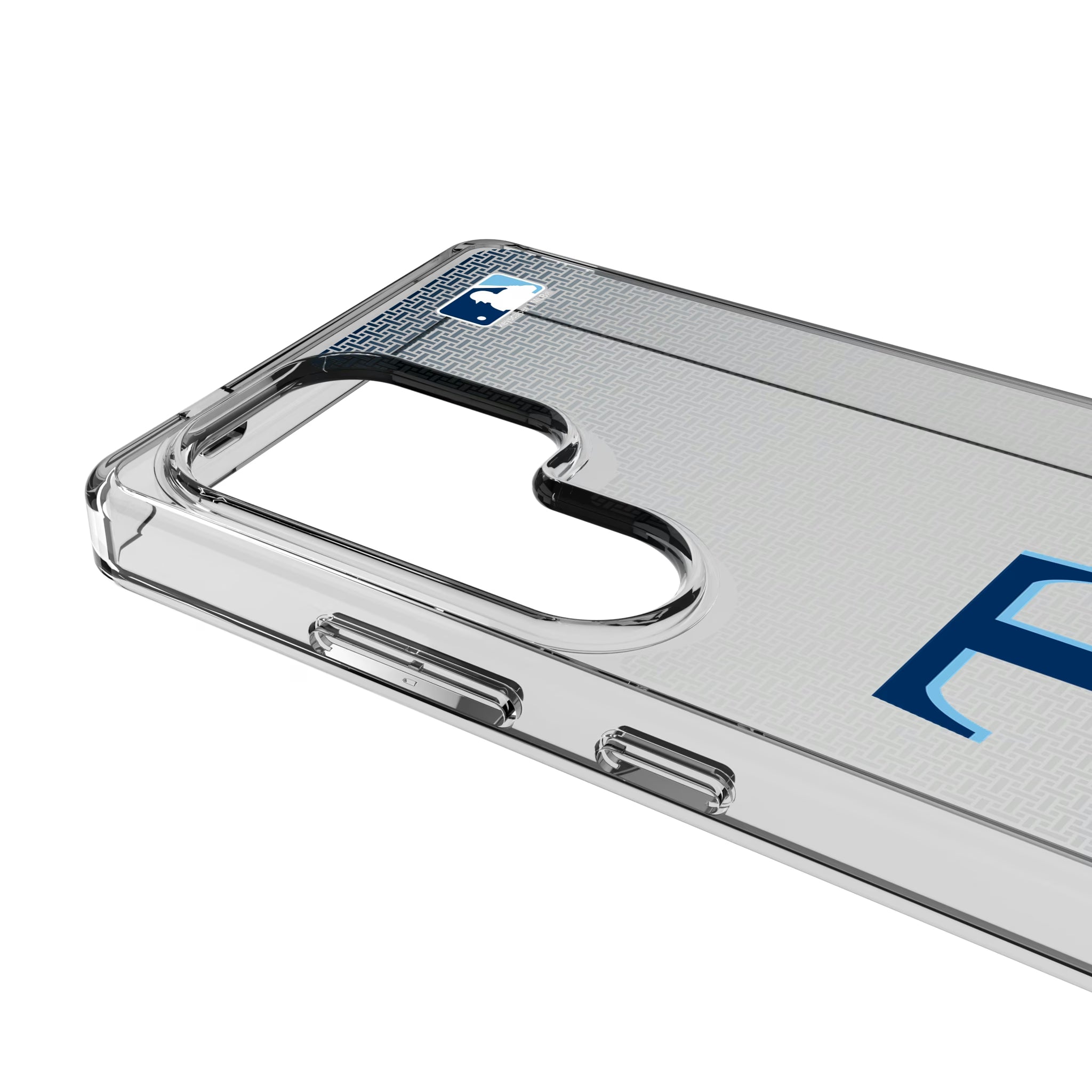 Tampa Bay Rays Linen Galaxy Clear Phone Case for Samsung Galaxy - Detail
