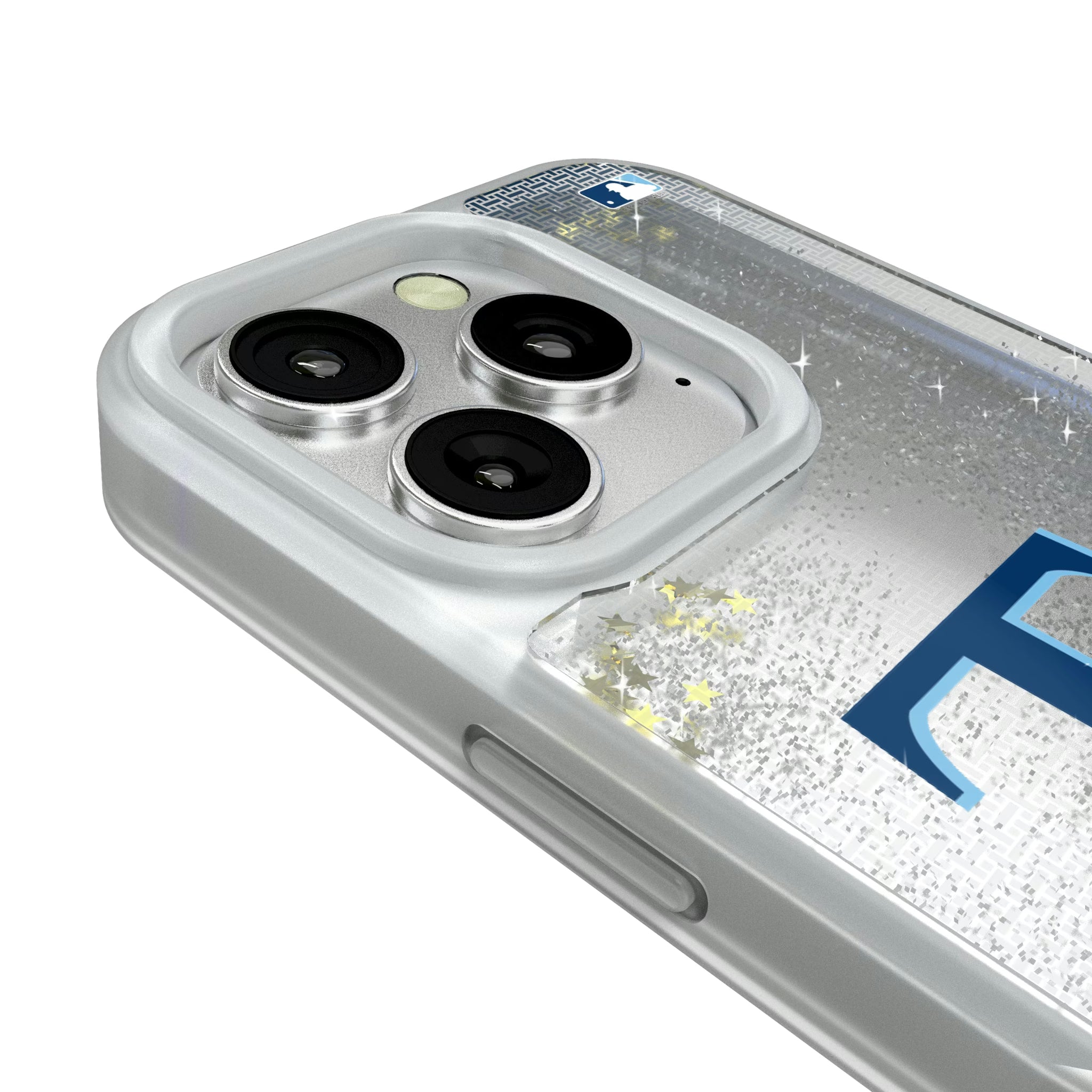 Tampa Bay Rays Linen iPhone Glitter Phone Case for Apple iPhone - Detail#Device_iPhone 16 Pro
