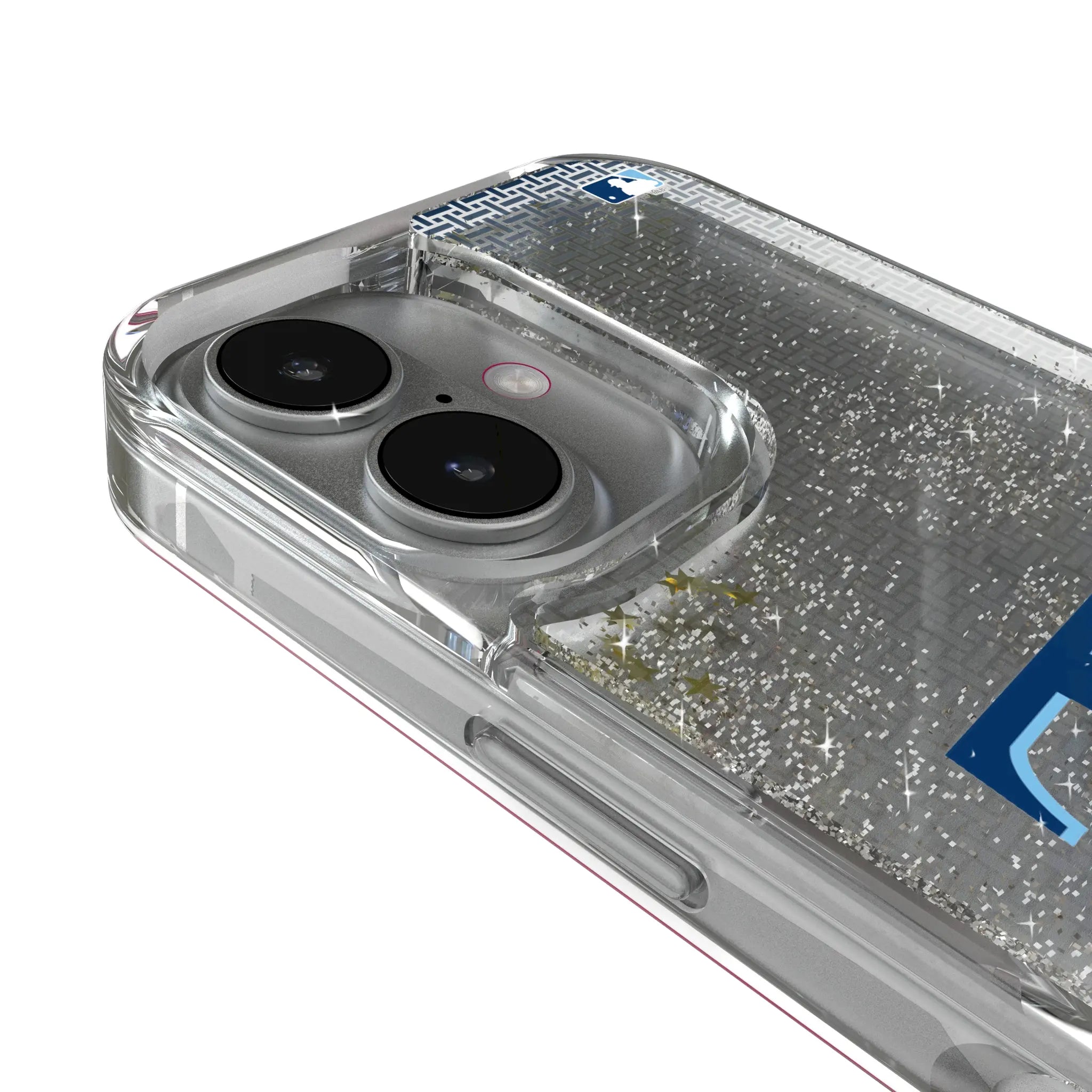 Tampa Bay Rays Linen iPhone Glitter Phone Case for Apple iPhone - Detail
