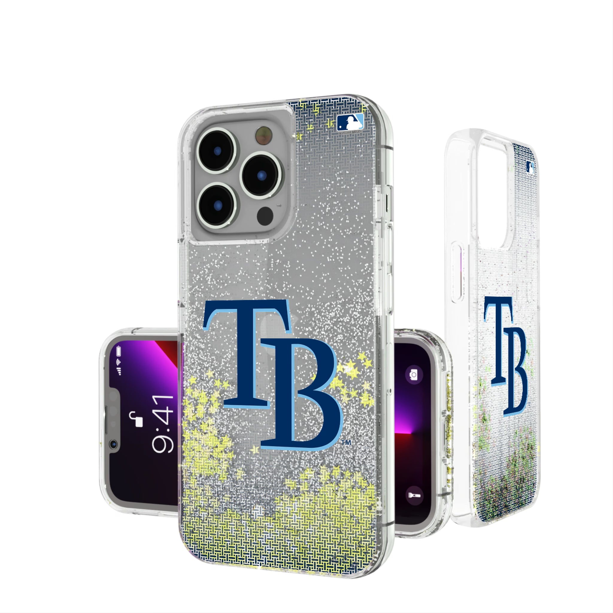Tampa Bay Rays Linen iPhone Glitter Phone Case for Apple iPhone