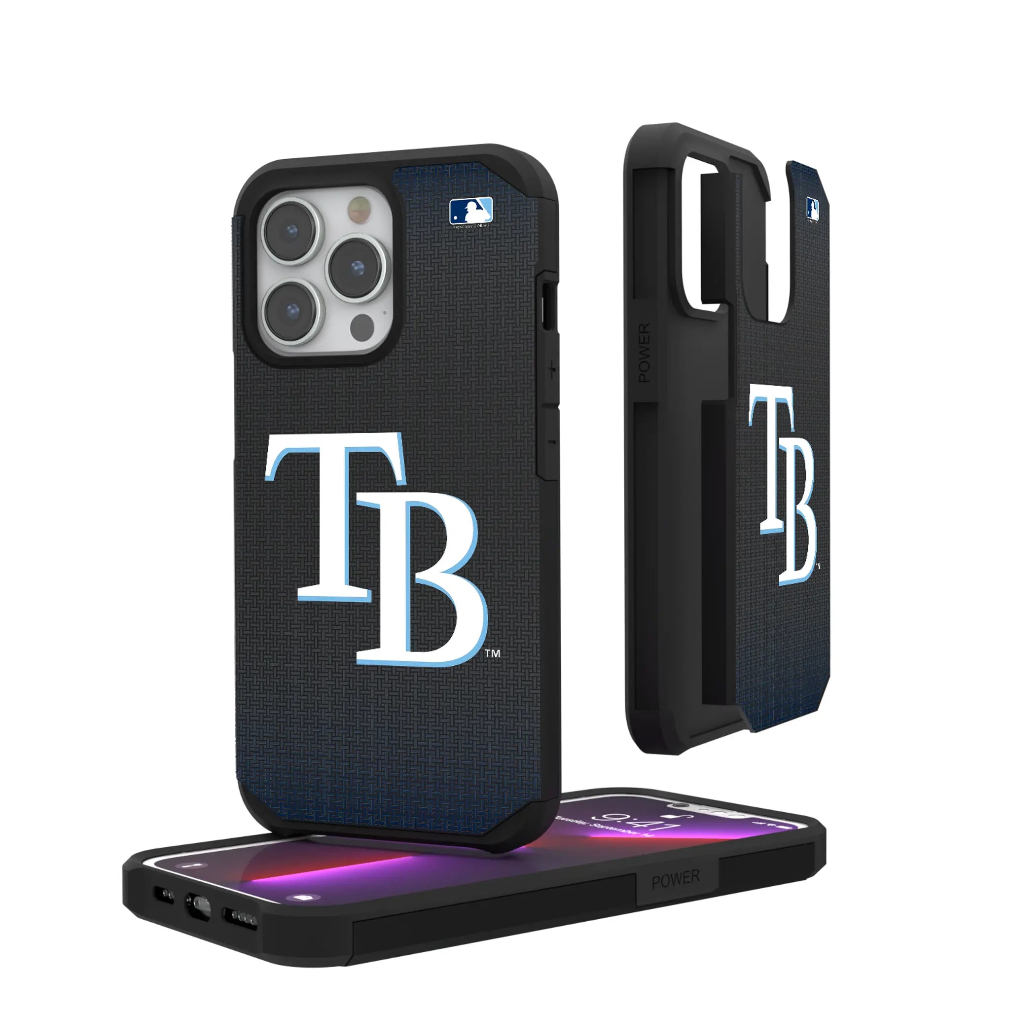 Tampa Bay Rays Linen iPhone Rugged Phone Case for Apple iPhone