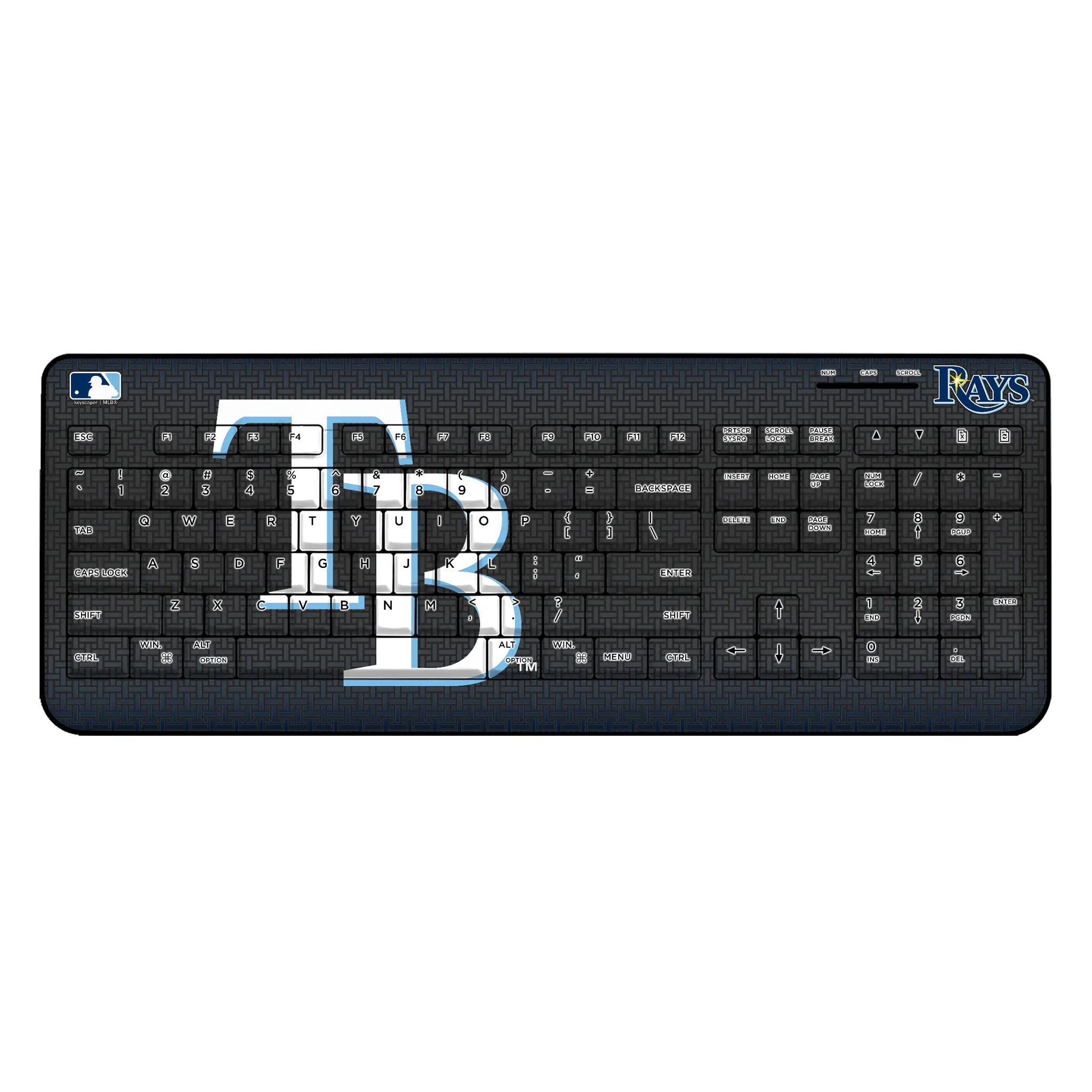 Tampa Bay Rays Linen Wireless USB Keyboard
