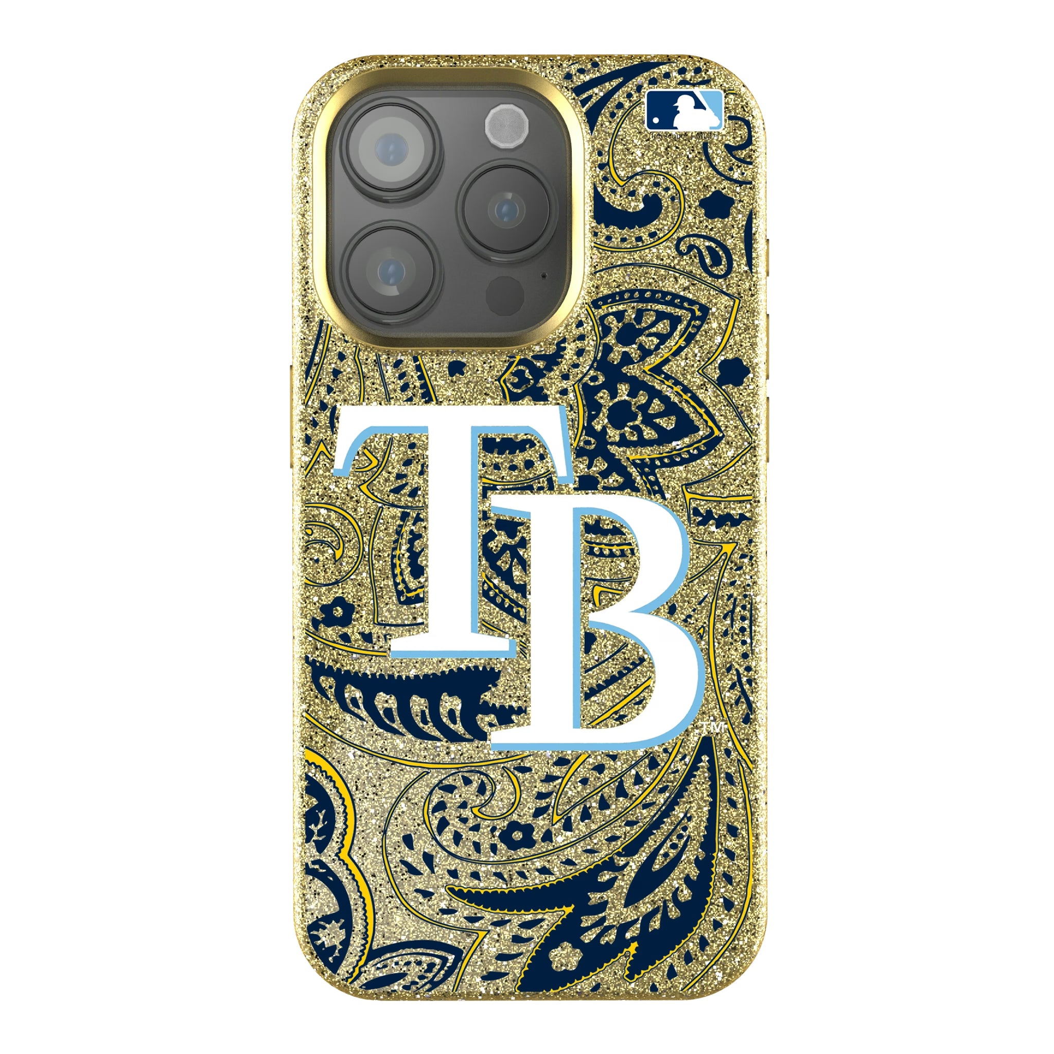 Tampa Bay Rays Paisley iPhone Bling Phone Case for Apple iPhone