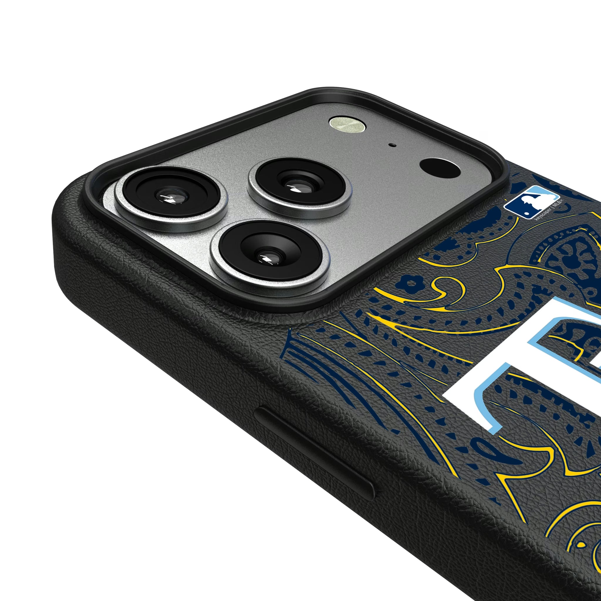 Tampa Bay Rays Paisley iPhone MagSafe Compatible Phone Case for Apple iPhone - Detail#Device_iPhone 17 Pro