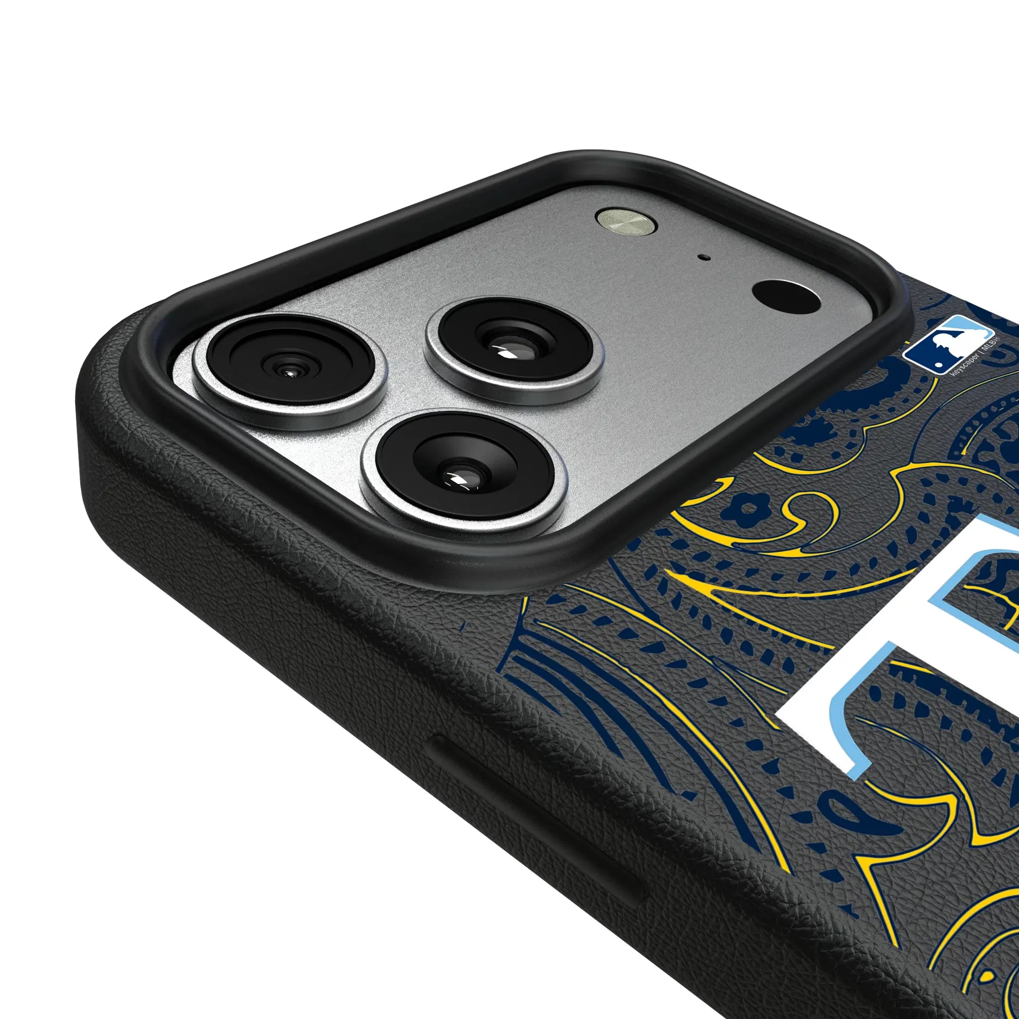 Tampa Bay Rays Paisley iPhone MagSafe Compatible Phone Case for Apple iPhone - Detail#Device_iPhone 17 Pro Max