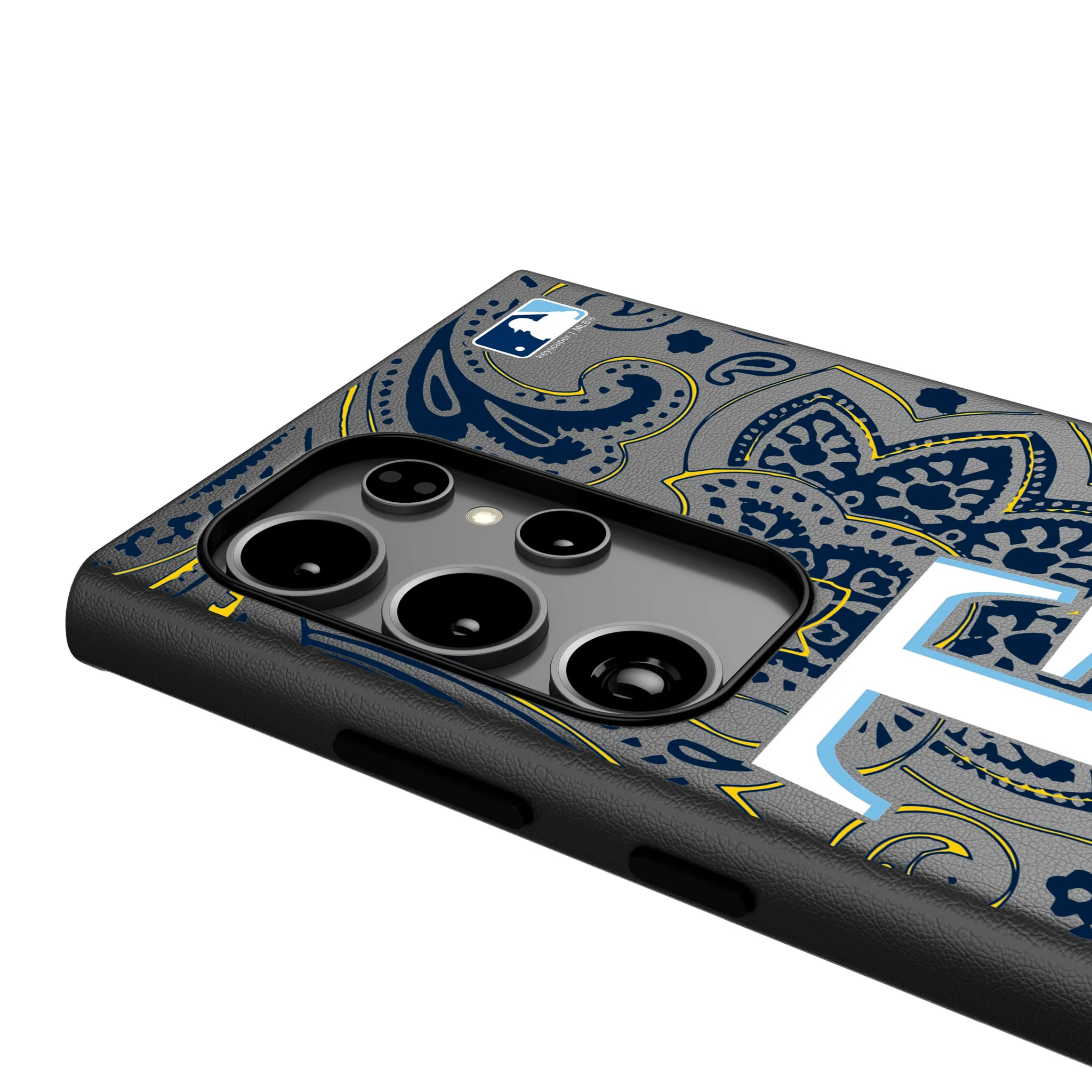 Tampa Bay Rays Paisley Galaxy MagSafe Compatible Phone Case for Samsung Galaxy - Detail