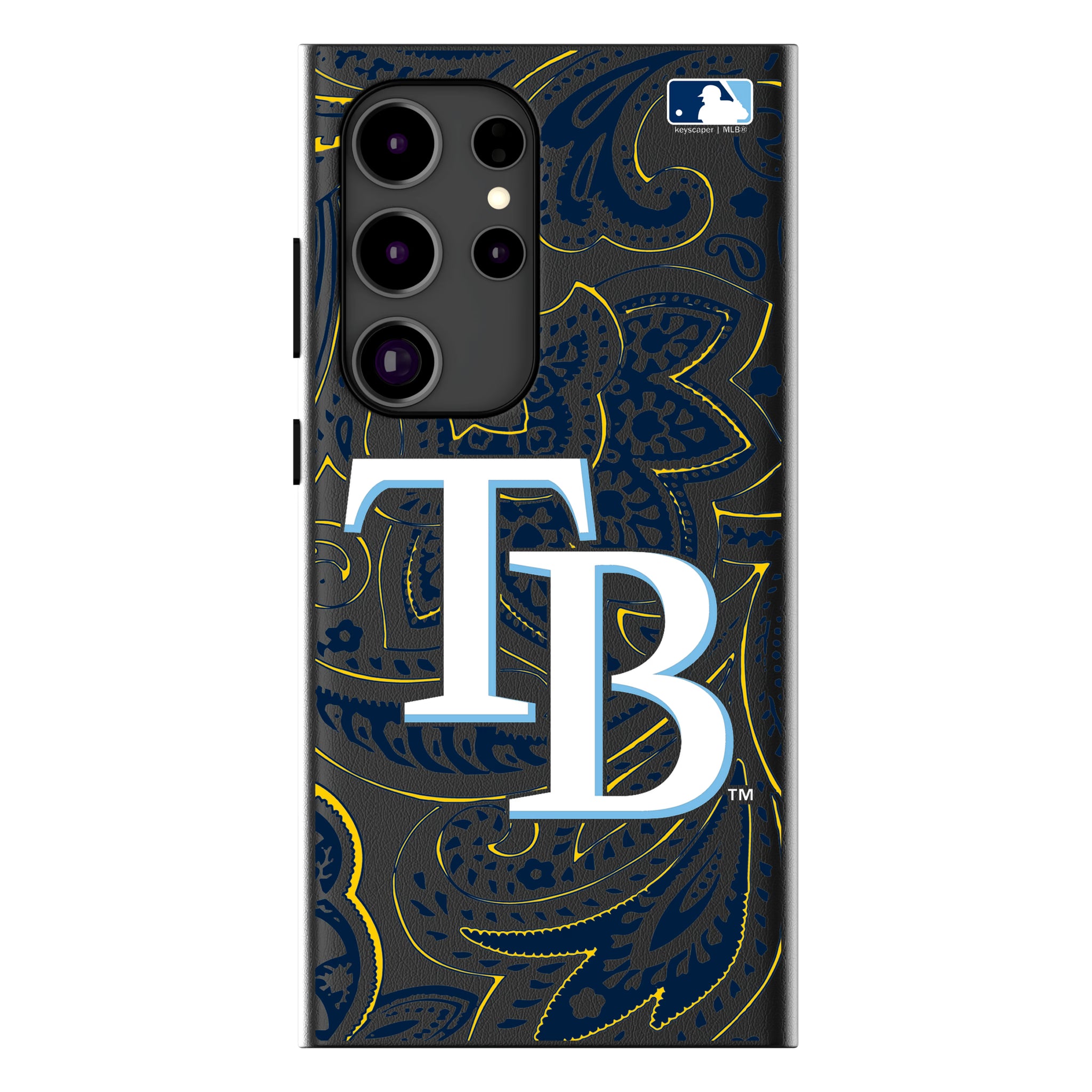 Tampa Bay Rays Paisley Galaxy MagSafe Compatible Phone Case for Samsung Galaxy