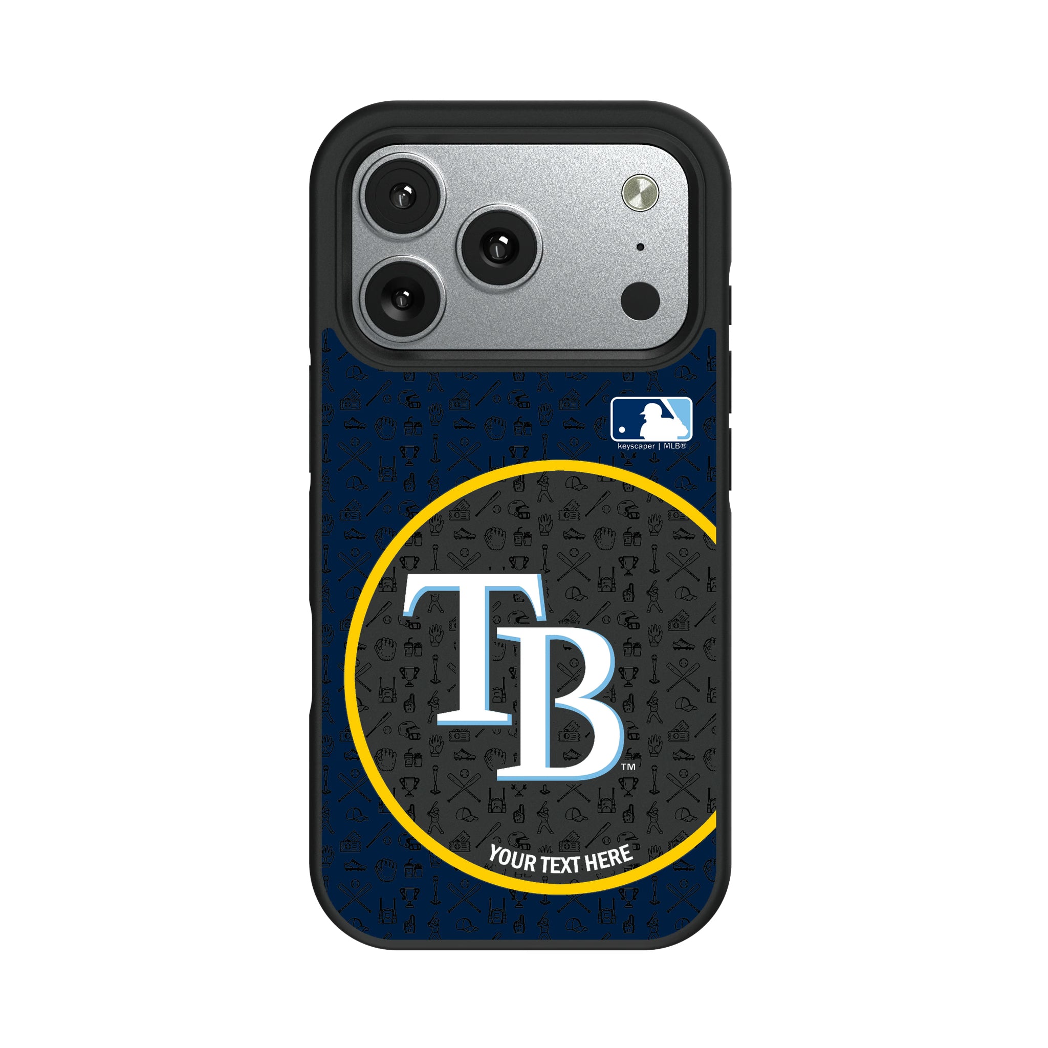 Tampa Bay Rays Personalized Circle iPhone Bump Phone Case for Apple iPhone#Device_iPhone 17 Pro
