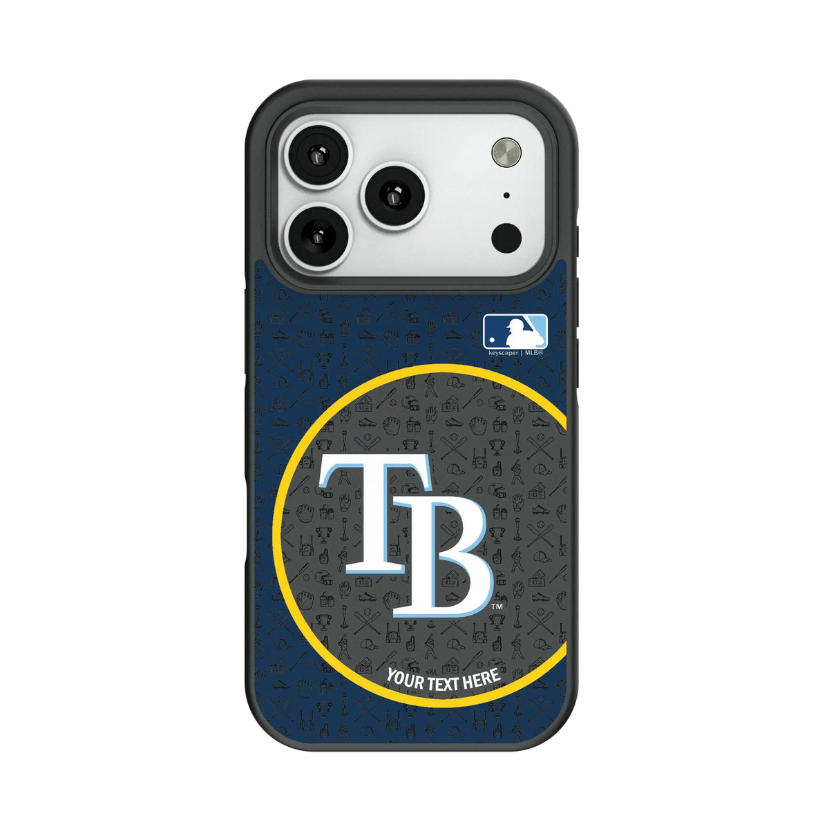 Tampa Bay Rays Personalized Circle Bump Phone Case for Apple iPhone