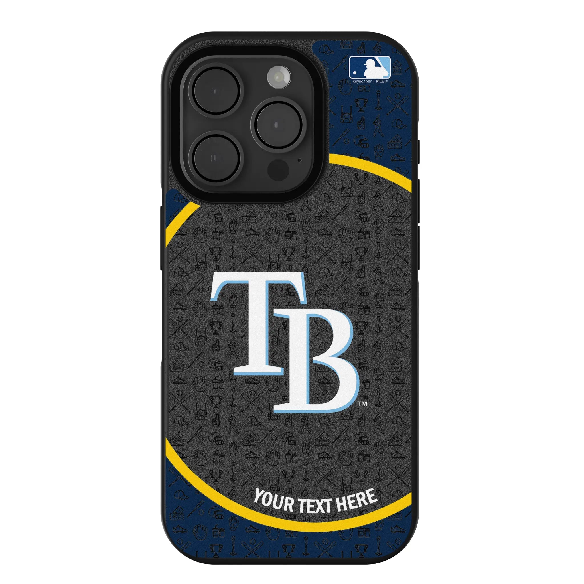 Tampa Bay Rays Personalized Circle iPhone Bump Phone Case for Apple iPhone