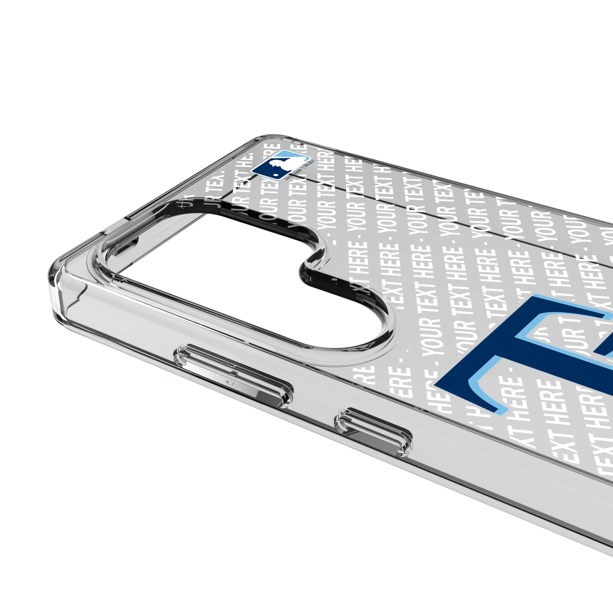 Tampa Bay Rays Personalized EndZone Plus Galaxy Clear Phone Case for Samsung Galaxy - Detail