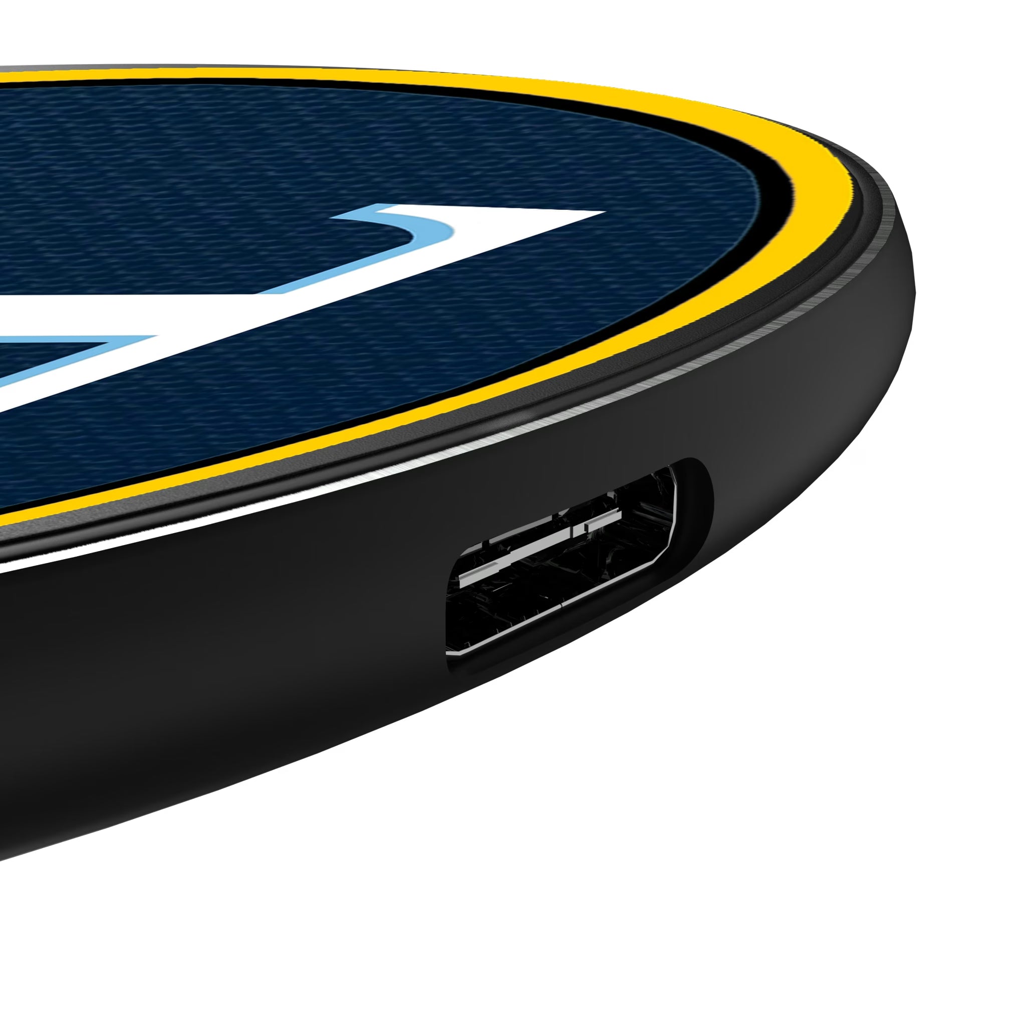 Tampa Bay Rays Personalized Endzone Solid 15-Watt Wireless Charger - Detail