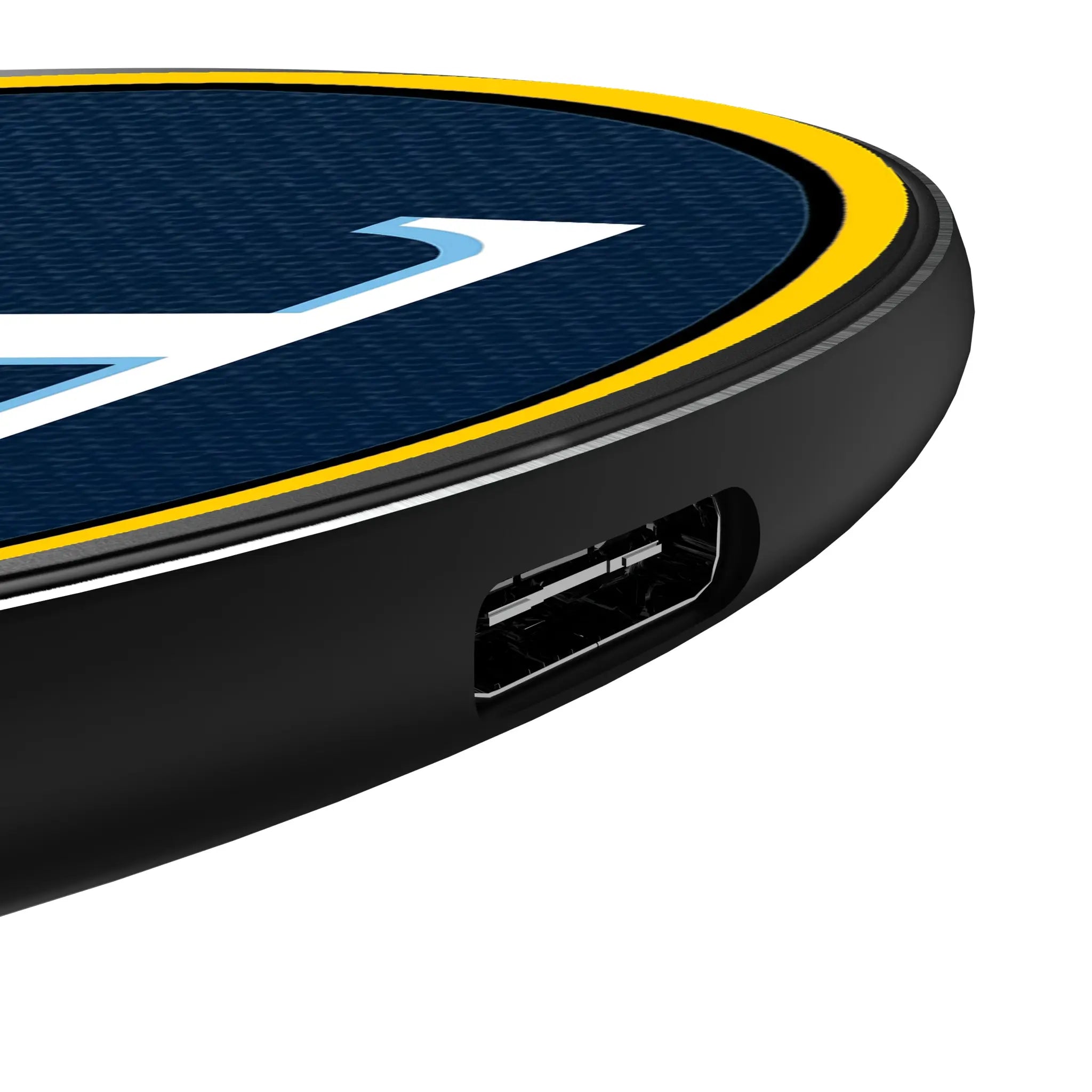 Tampa Bay Rays Personalized Endzone Solid 15-Watt Wireless Charger - Detail