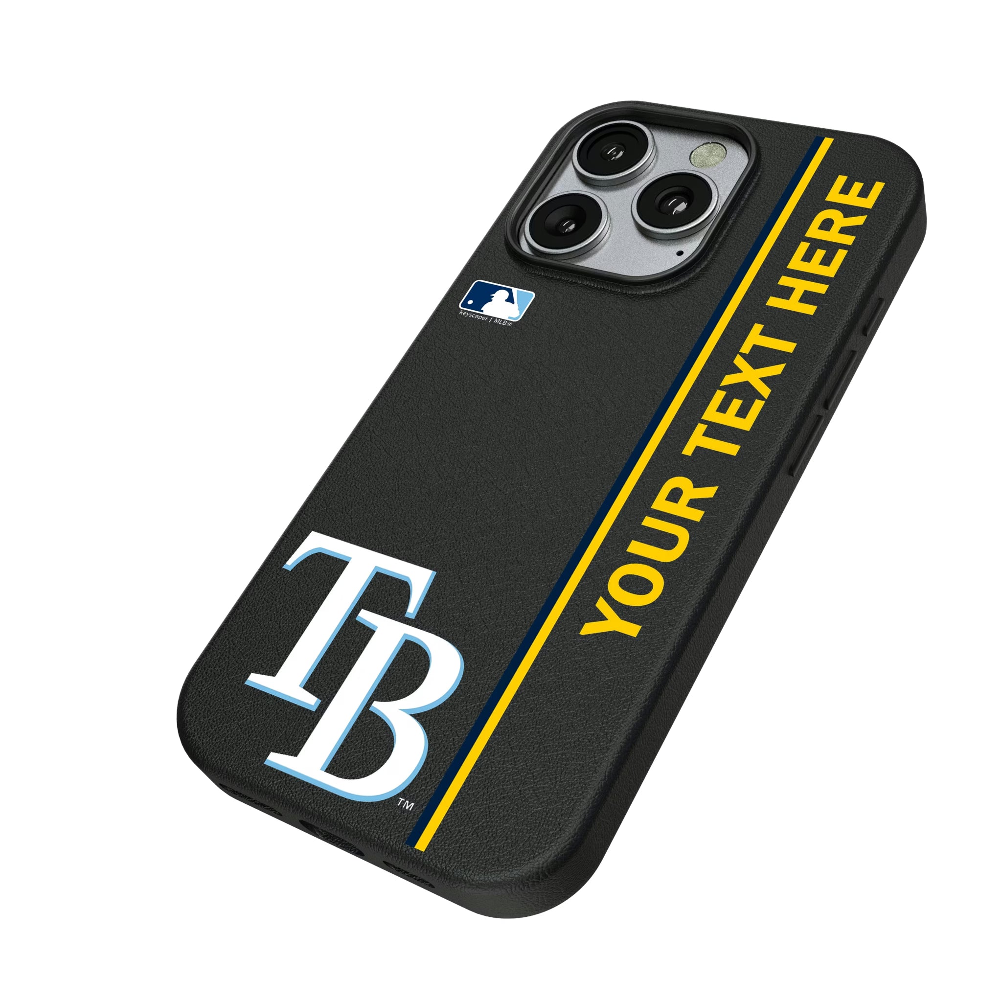 Tampa Bay Rays Personalized Sidebard iPhone MagSafe Compatible Phone Case for Apple iPhone - Isometric View