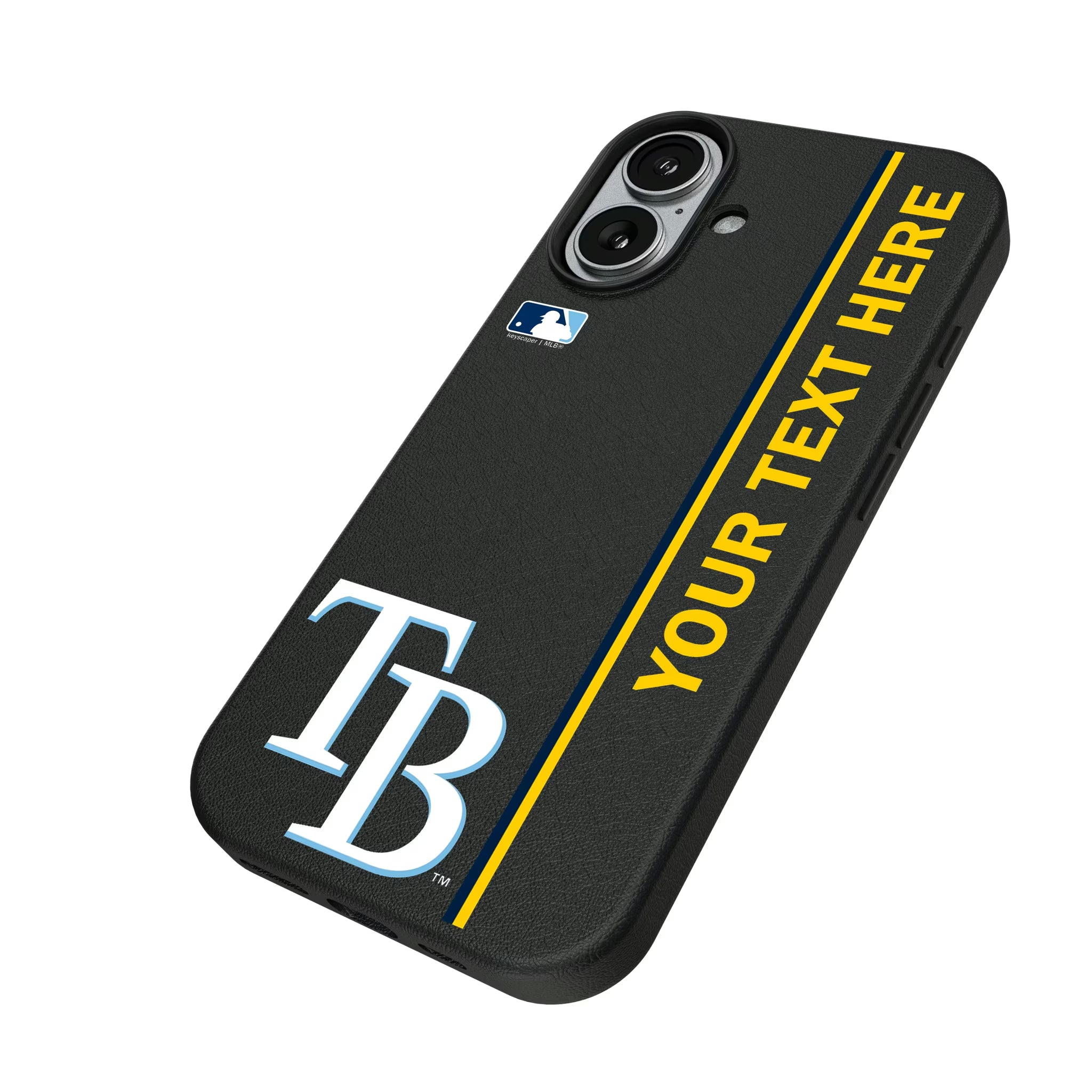 Tampa Bay Rays Personalized Sidebard iPhone MagSafe Compatible Phone Case for Apple iPhone - Isometric View#Device_iPhone 17