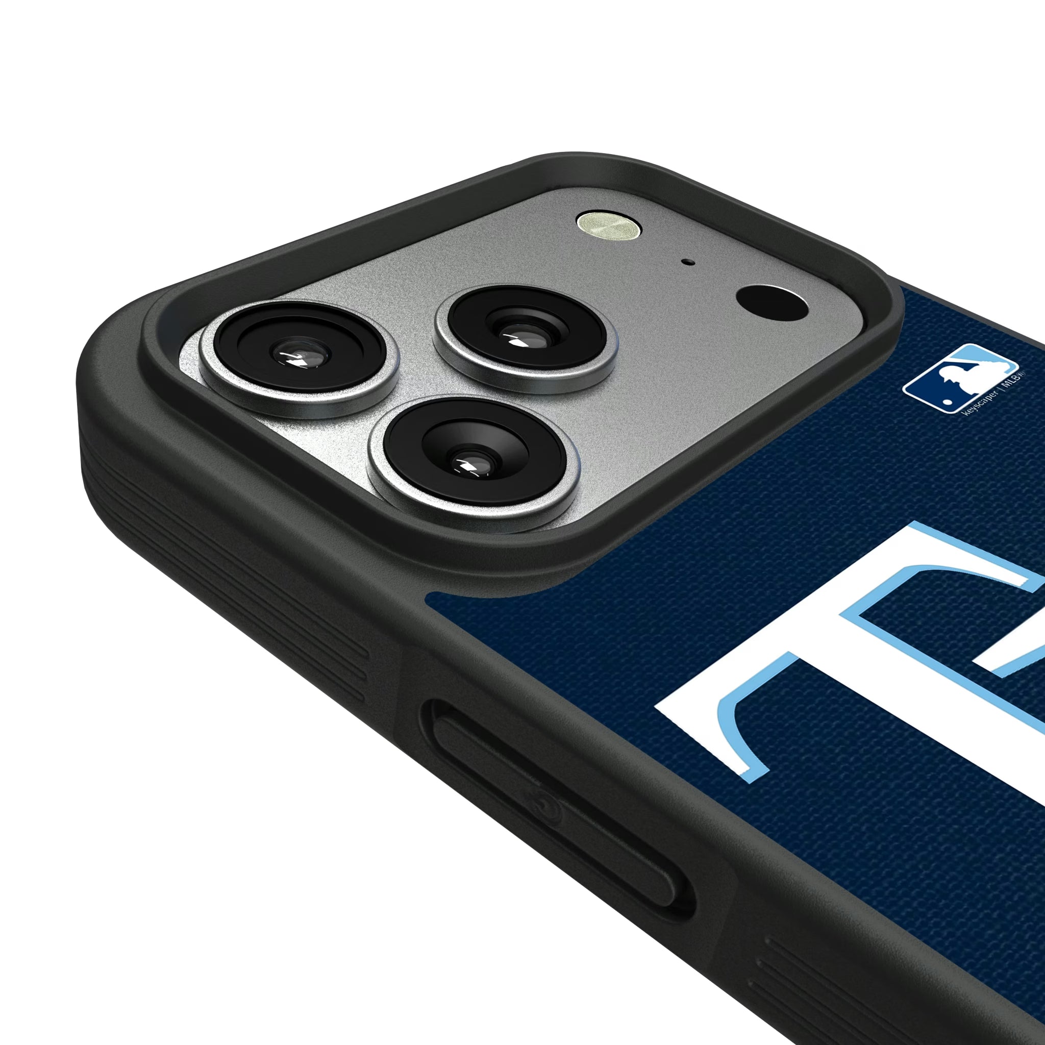 Tampa Bay Rays Personalized Stripe iPhone Bump Phone Case for Apple iPhone - Detail#Device_iPhone 17 Pro