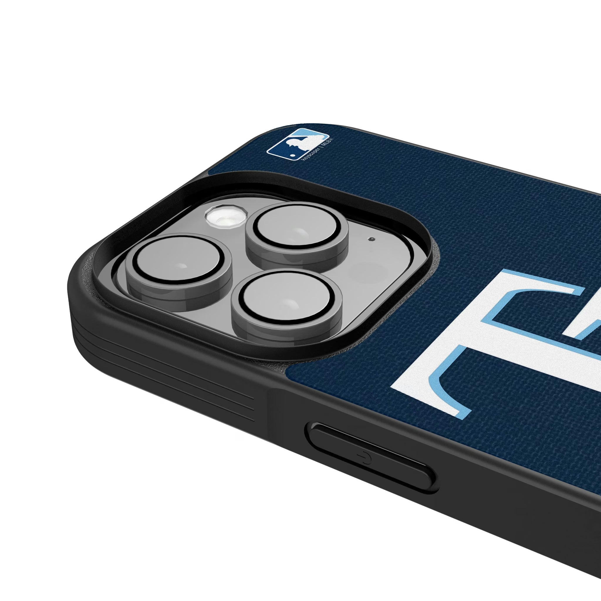 Tampa Bay Rays Personalized Stripe iPhone Bump Phone Case for Apple iPhone - Detail