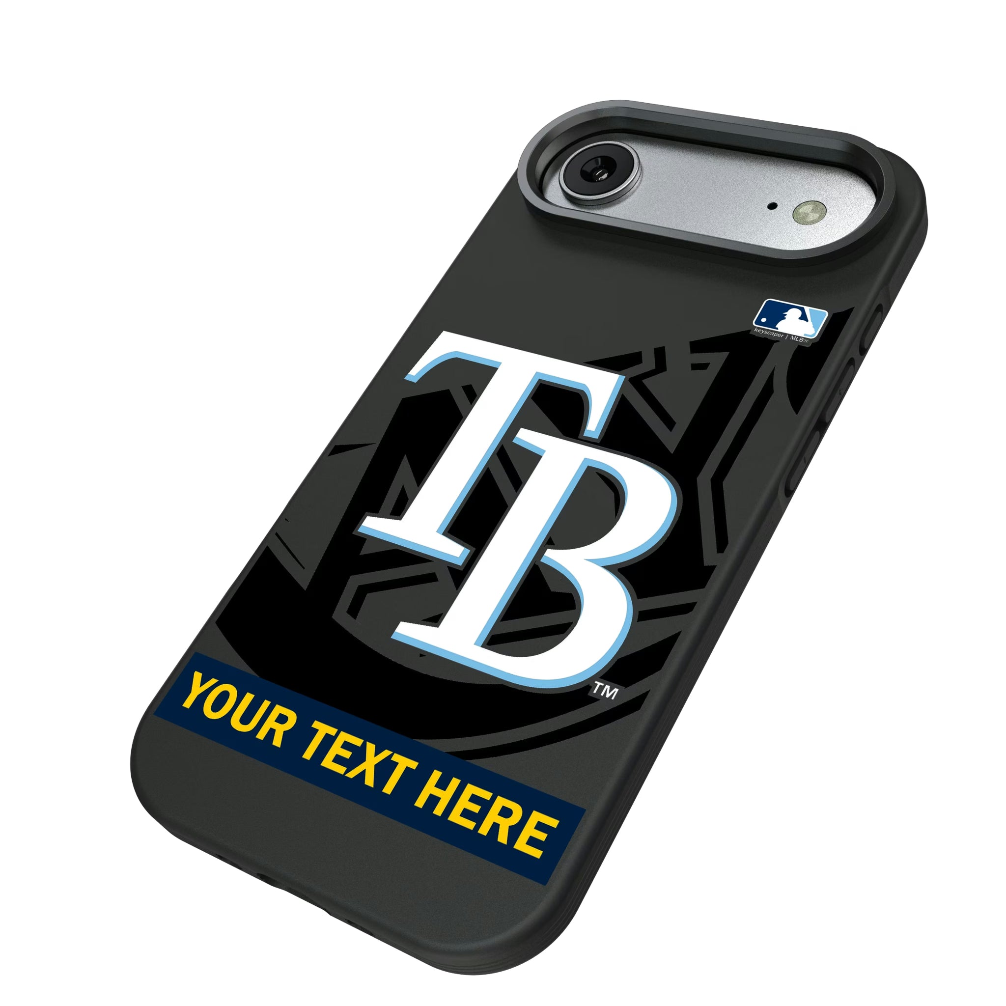 Tampa Bay Rays Personalized Tilt iPhone Bump Phone Case for Apple iPhone - Isometric View#Device_iPhone Air