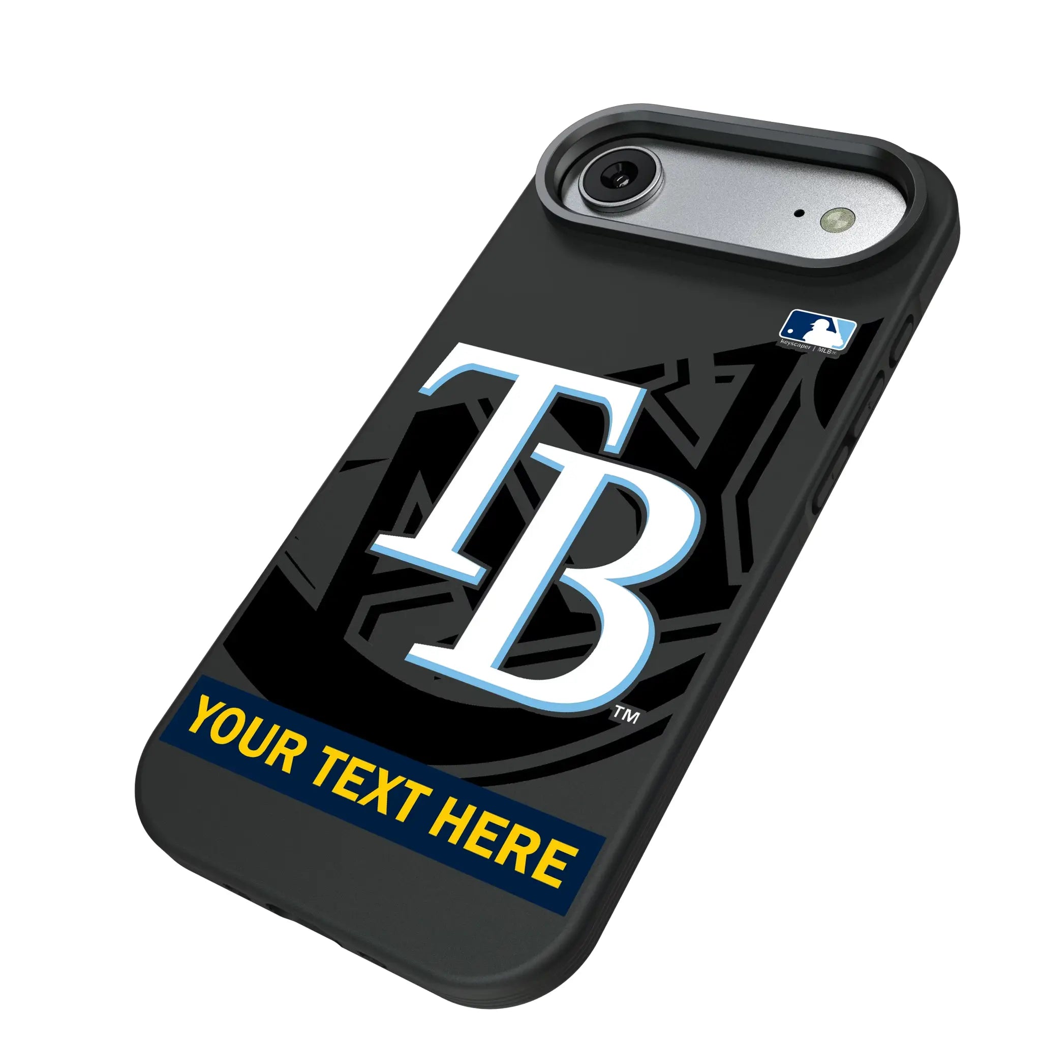 Tampa Bay Rays Personalized Tilt iPhone Bump Phone Case for Apple iPhone - Isometric View#Device_iPhone Air