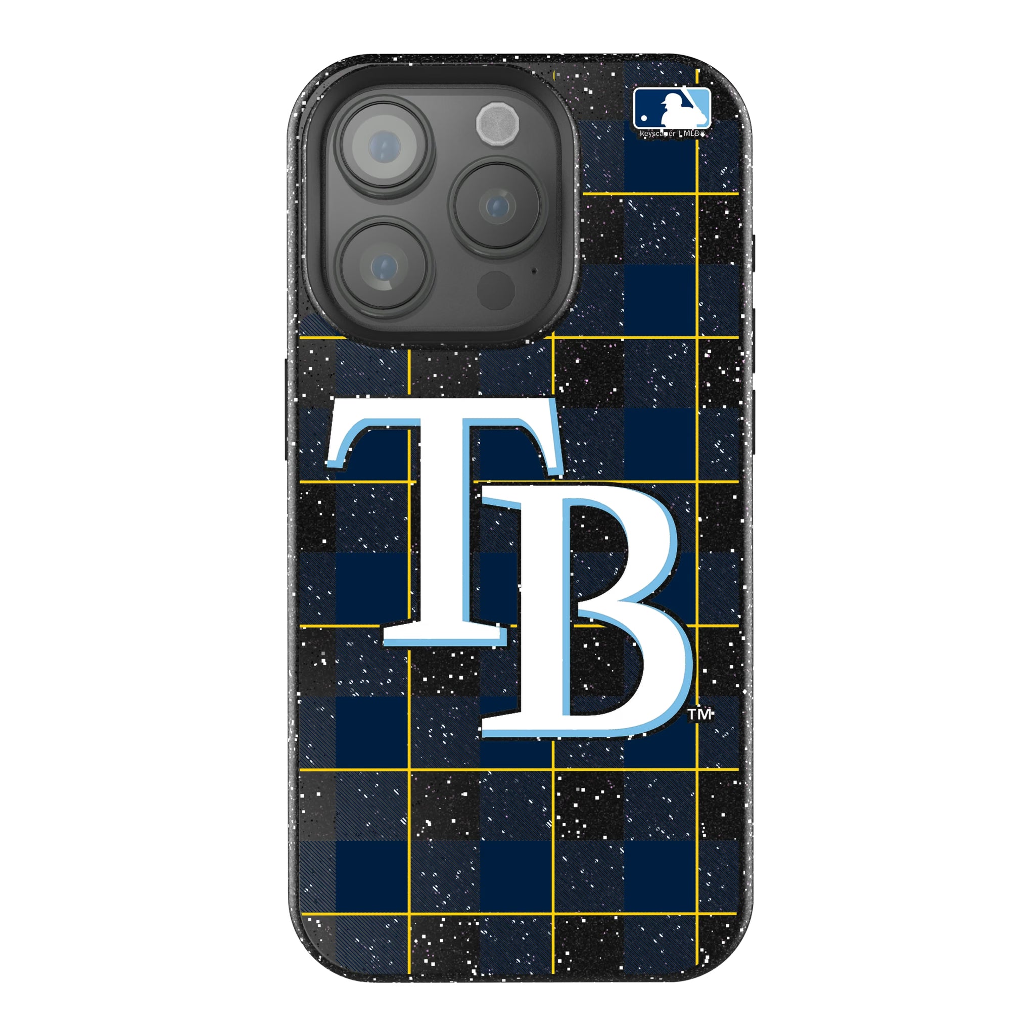 Tampa Bay Rays Plaid iPhone Bling Phone Case for Apple iPhone
