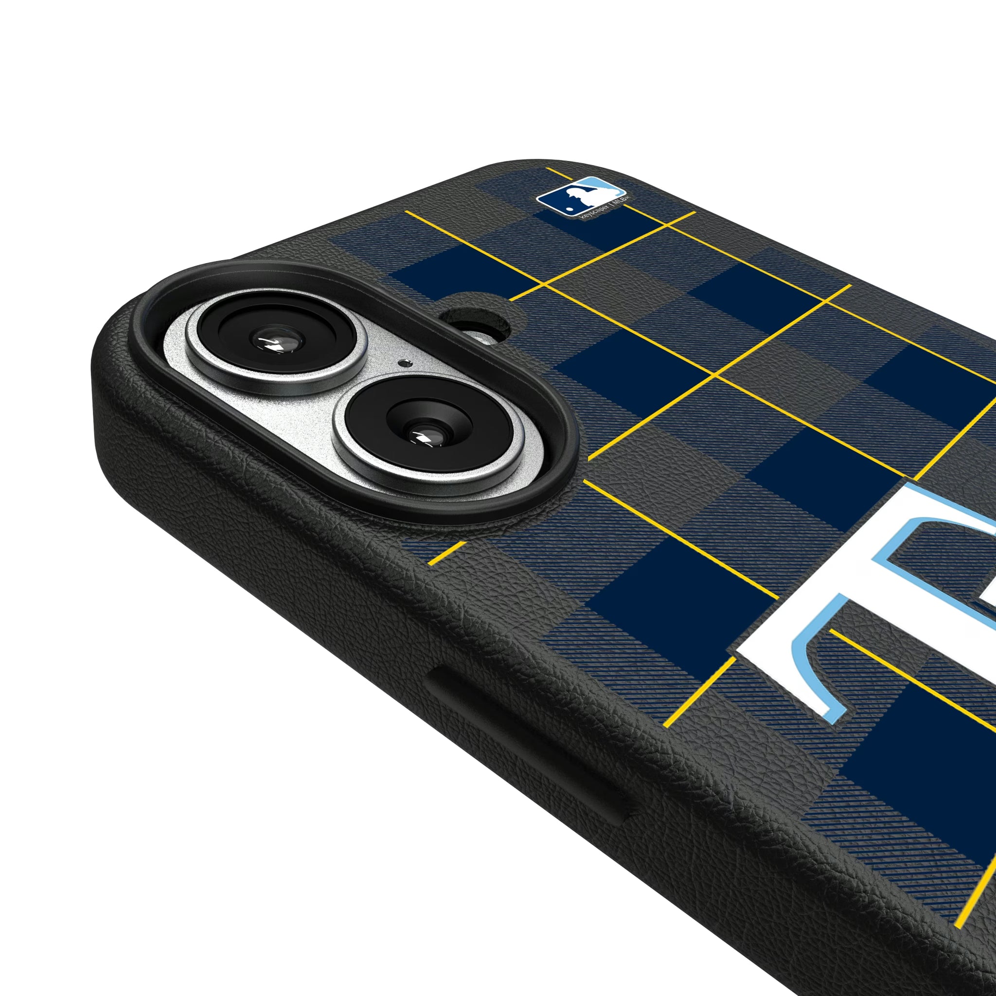 Tampa Bay Rays Plaid iPhone MagSafe Compatible Phone Case for Apple iPhone - Detail#Device_iPhone 17