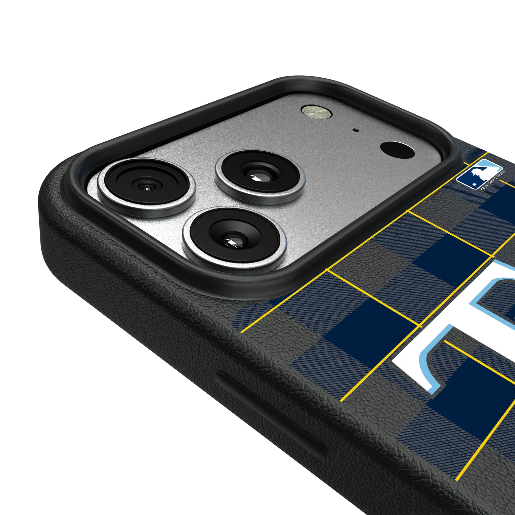 Tampa Bay Rays Plaid iPhone MagSafe Compatible Phone Case for Apple iPhone - Detail#Device_iPhone 17 Pro Max