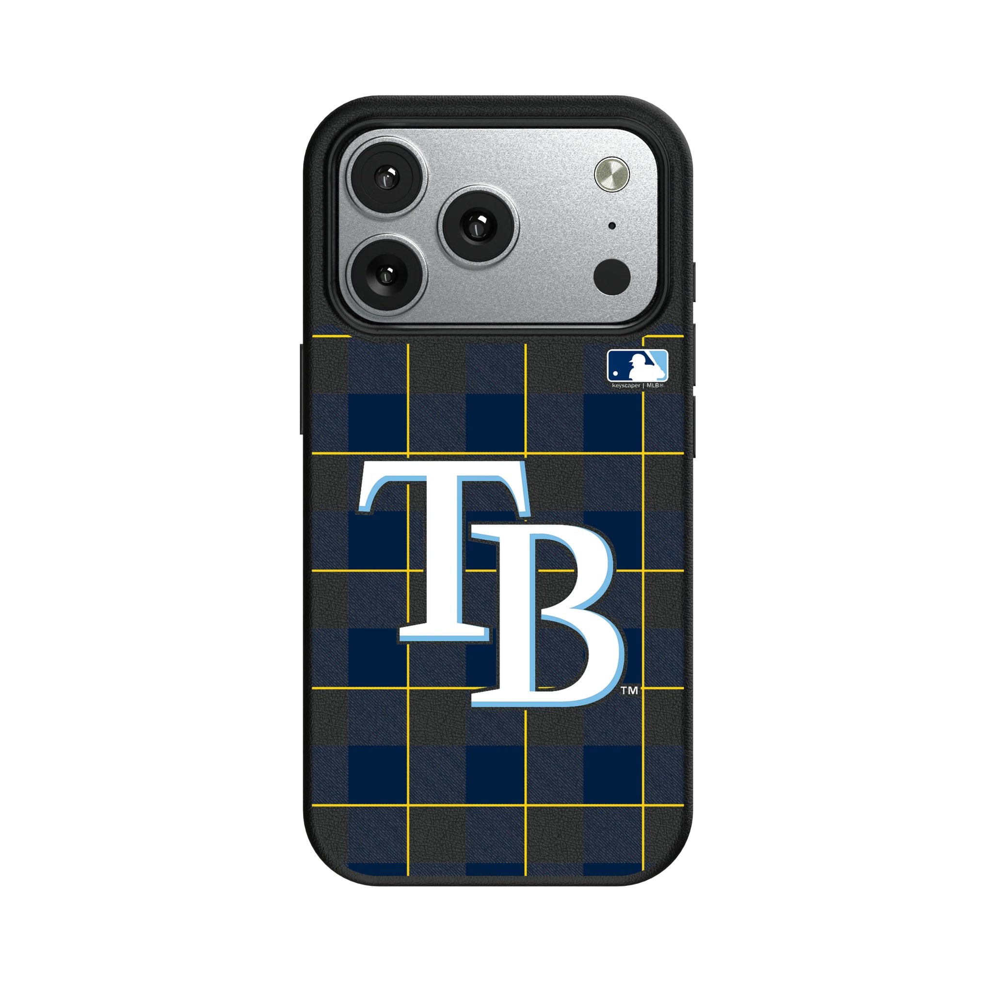 Tampa Bay Rays Plaid iPhone MagSafe Compatible Phone Case for Apple iPhone#Device_iPhone 17 Pro