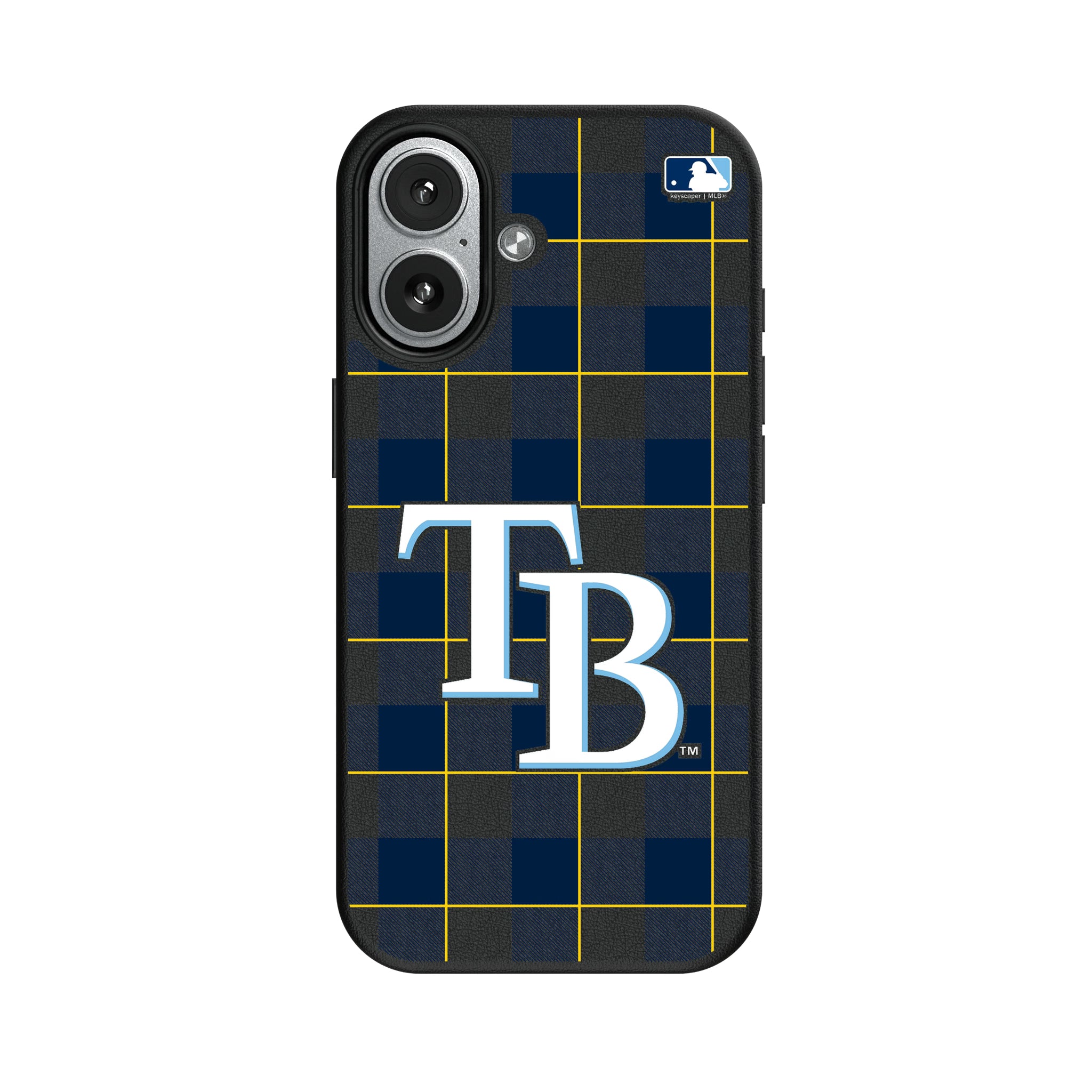 Tampa Bay Rays Plaid iPhone MagSafe Compatible Phone Case for Apple iPhone#Device_iPhone 17