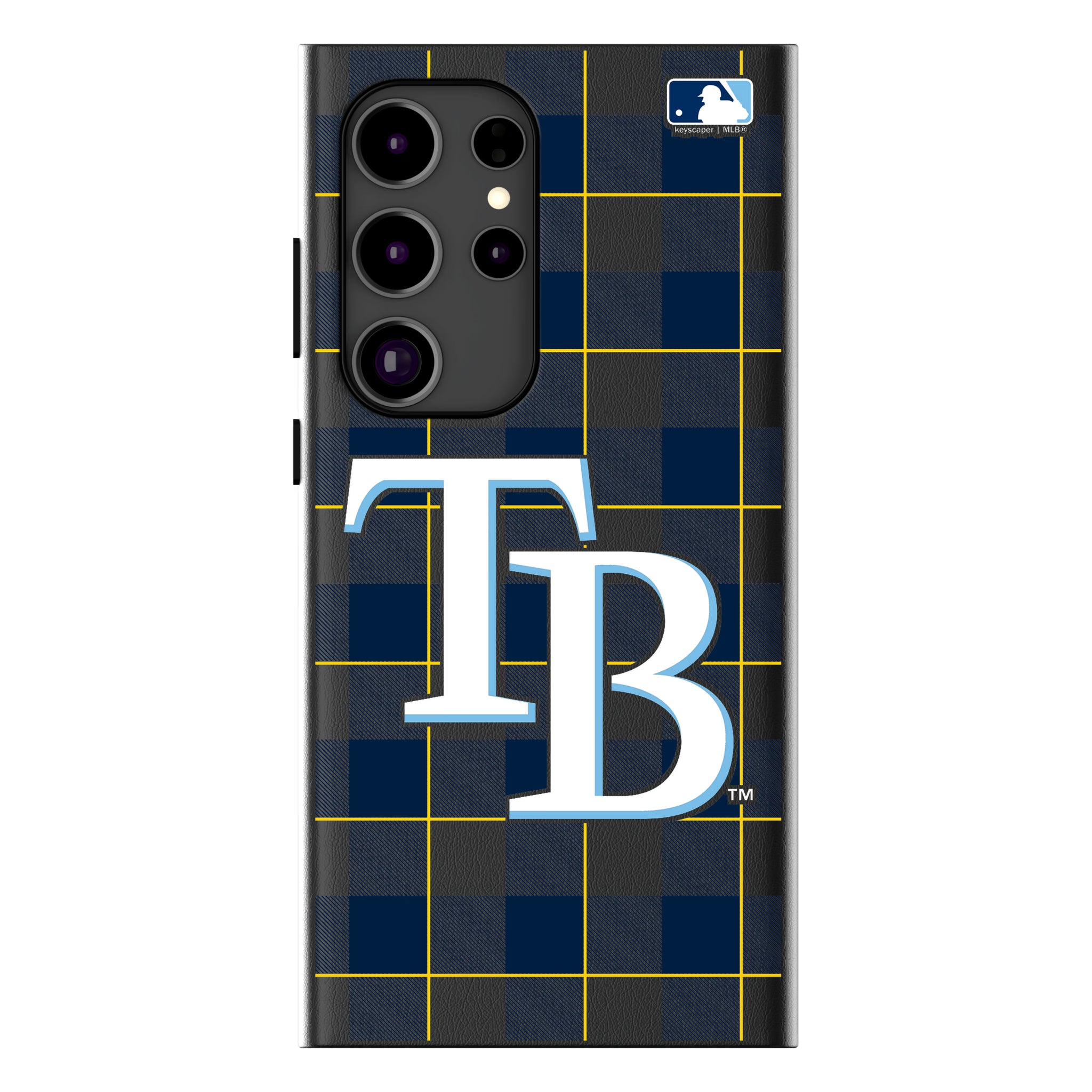 Tampa Bay Rays Plaid Galaxy MagSafe Compatible Phone Case for Samsung Galaxy
