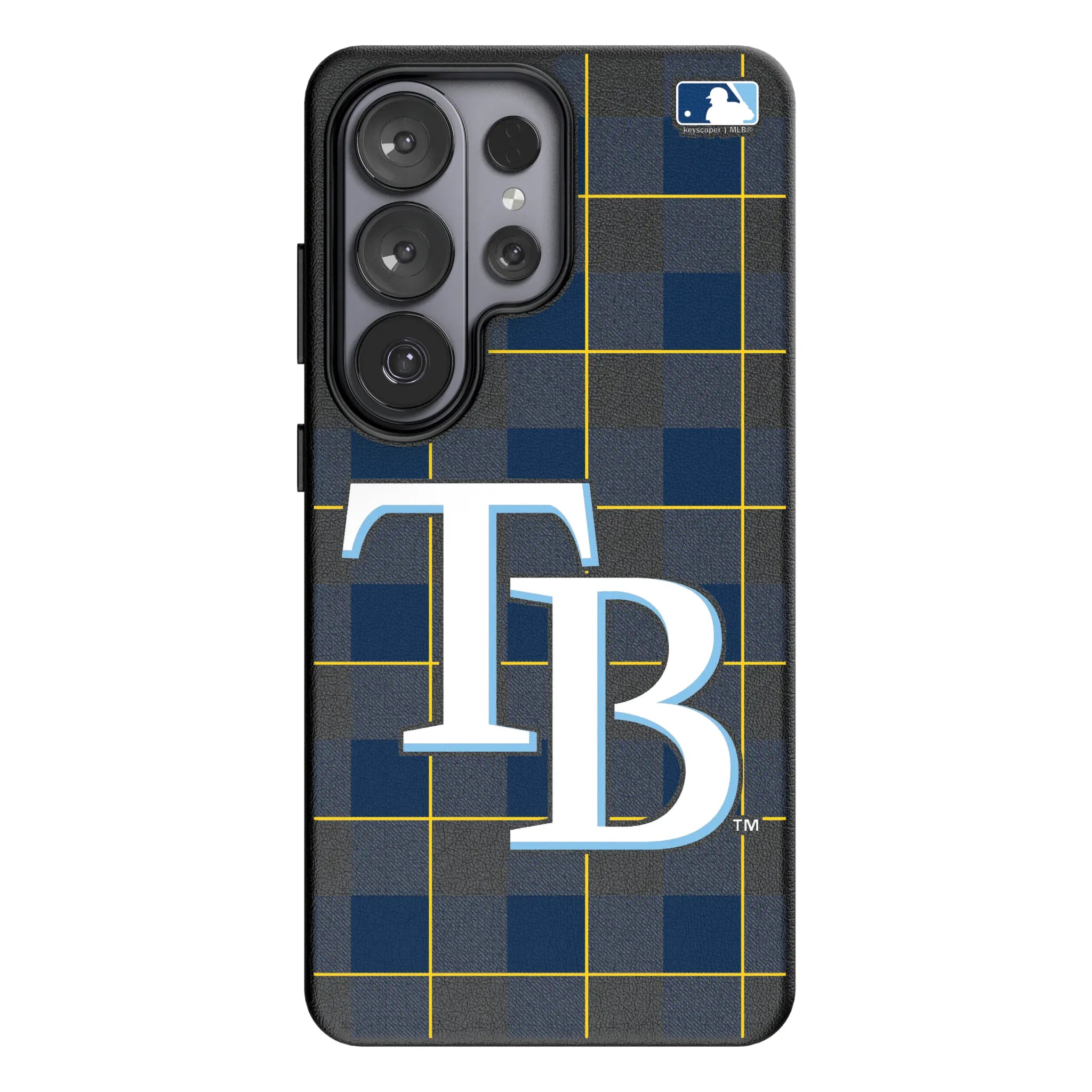 Tampa Bay Rays Plaid Galaxy MagSafe Compatible Phone Case for Samsung Galaxy#Device_Galaxy S26 Ultra