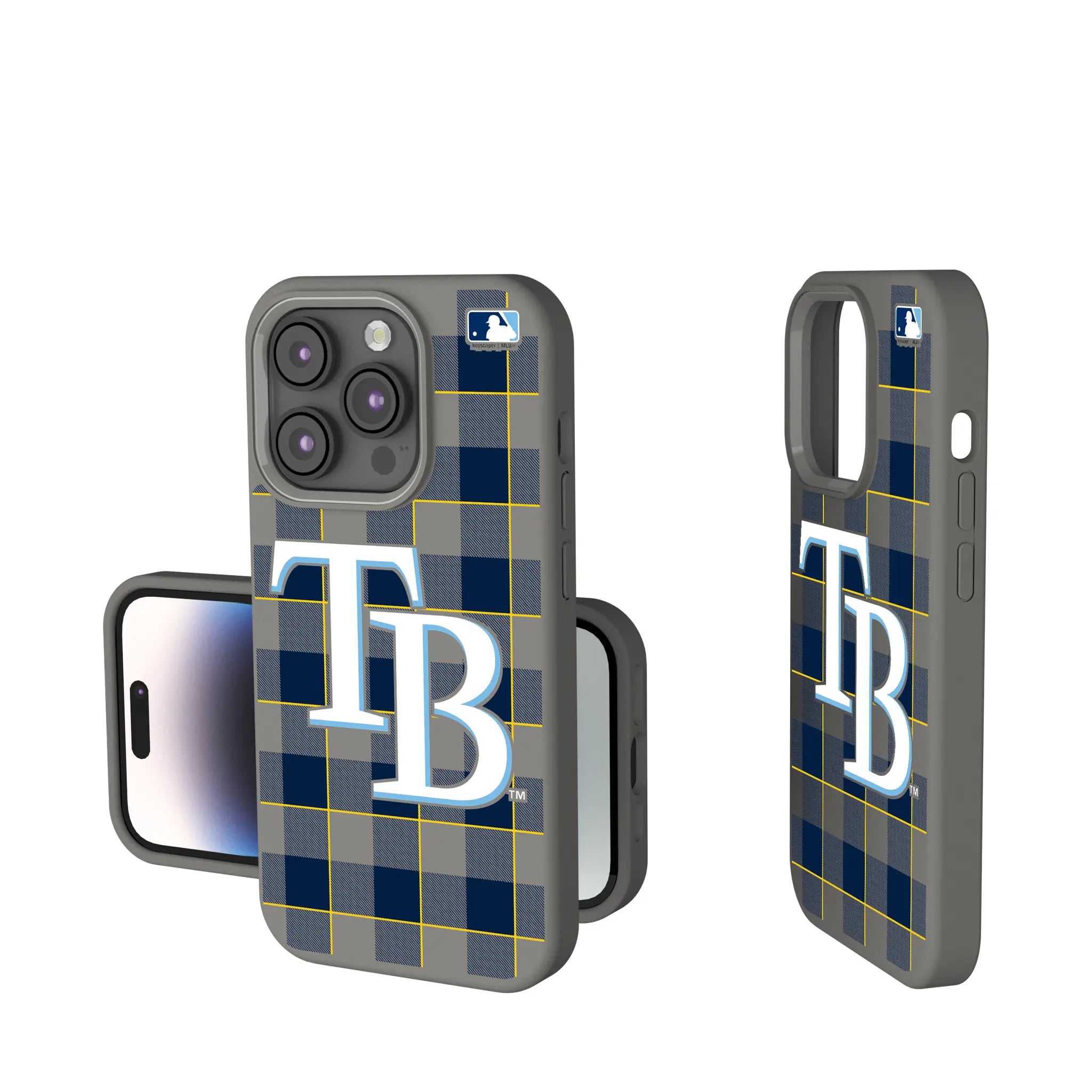 Tampa Bay Rays Plaid iPhone Soft Touch Phone Case for Apple iPhone