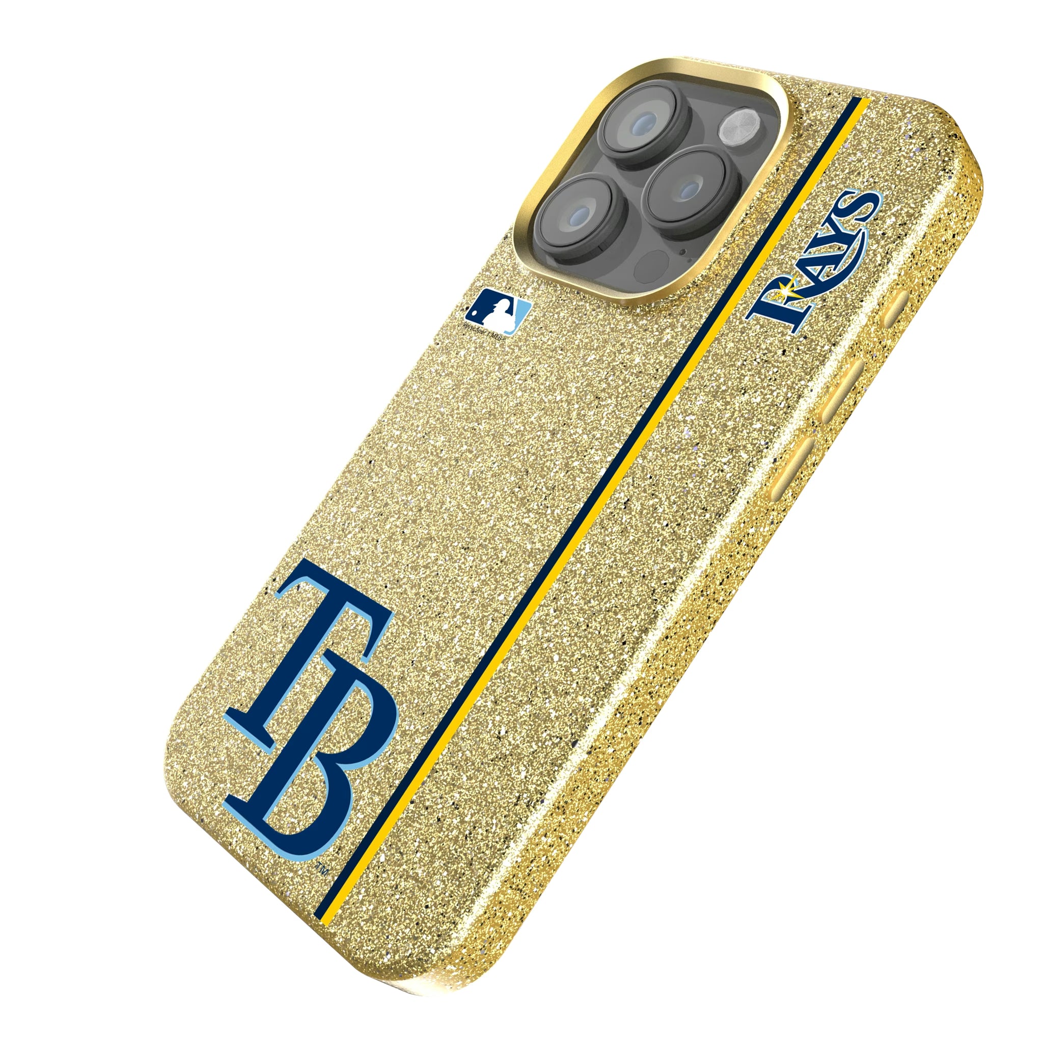 Tampa Bay Rays Sidebar iPhone Bling Phone Case for Apple iPhone - Isometric View