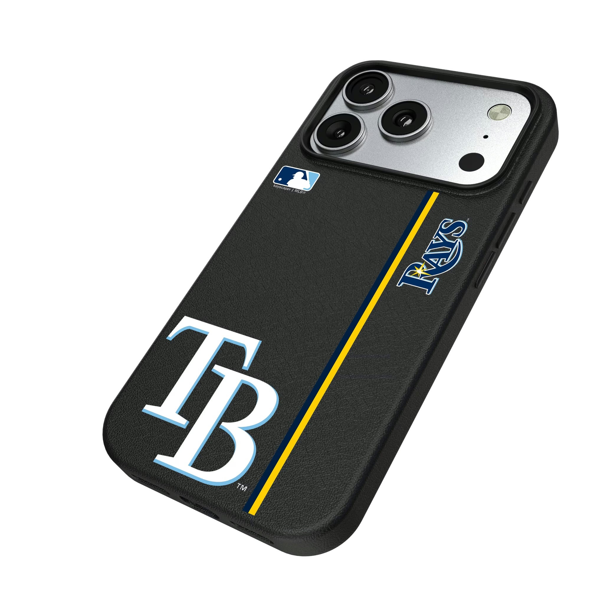 Tampa Bay Rays Sidebar iPhone MagSafe Compatible Phone Case for Apple iPhone - Isometric View#Device_iPhone 17 Pro