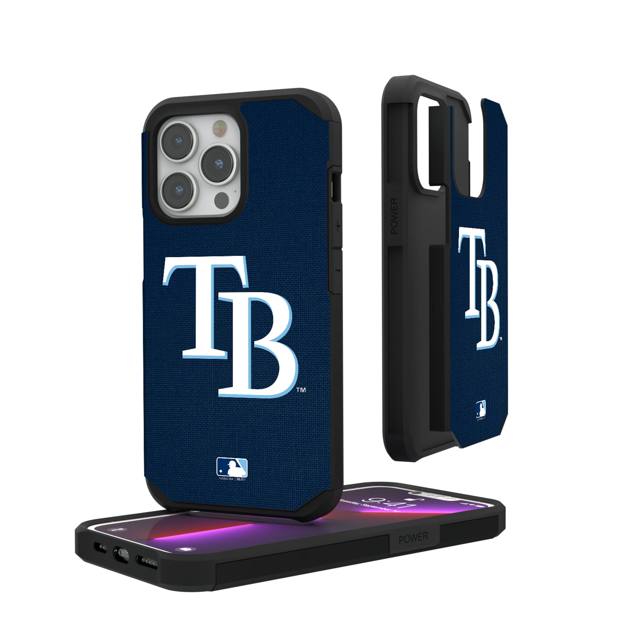 Tampa Bay Rays Solid iPhone Rugged Phone Case for Apple iPhone