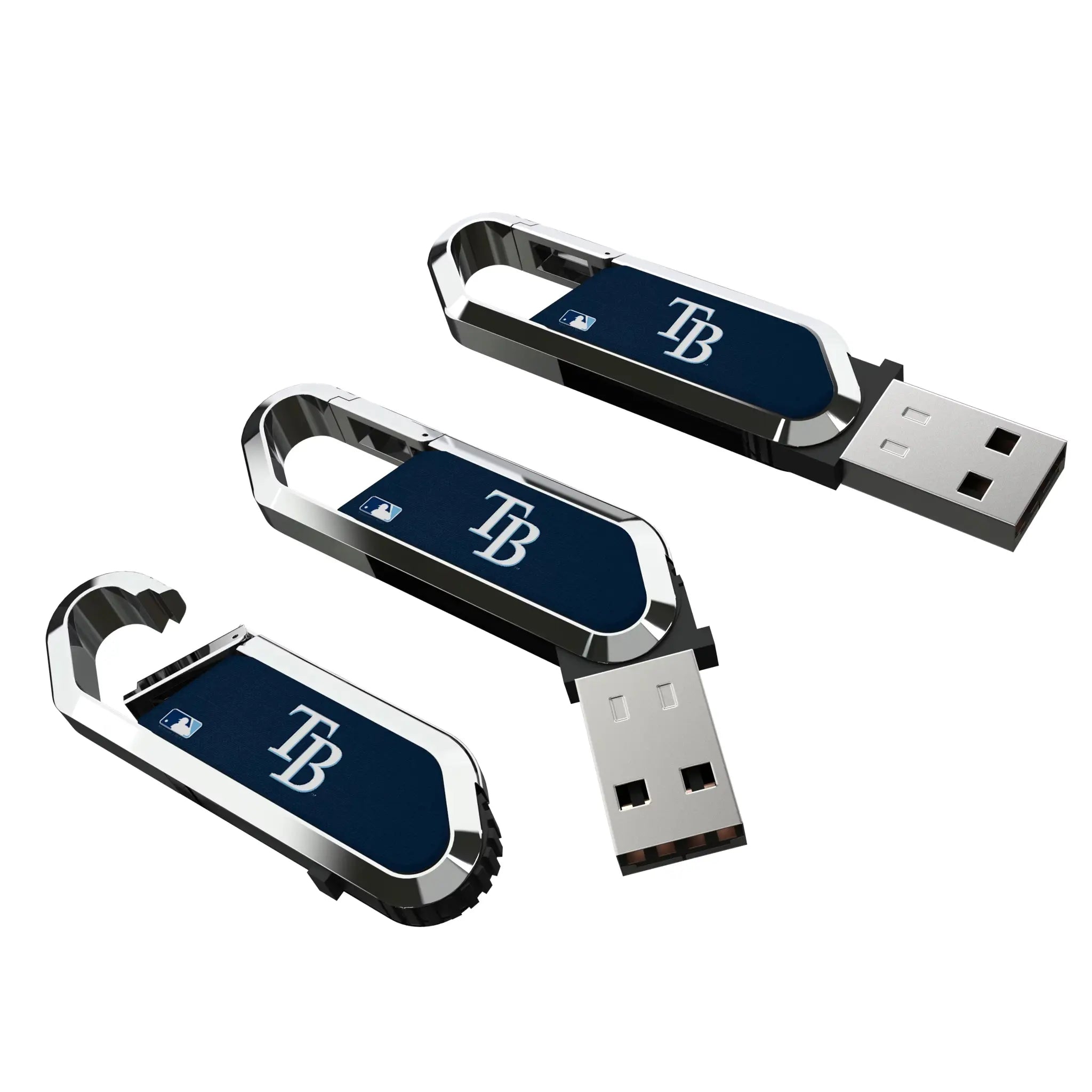 Tampa Bay Rays Solid USB 64GB Clip Style Flash Drive