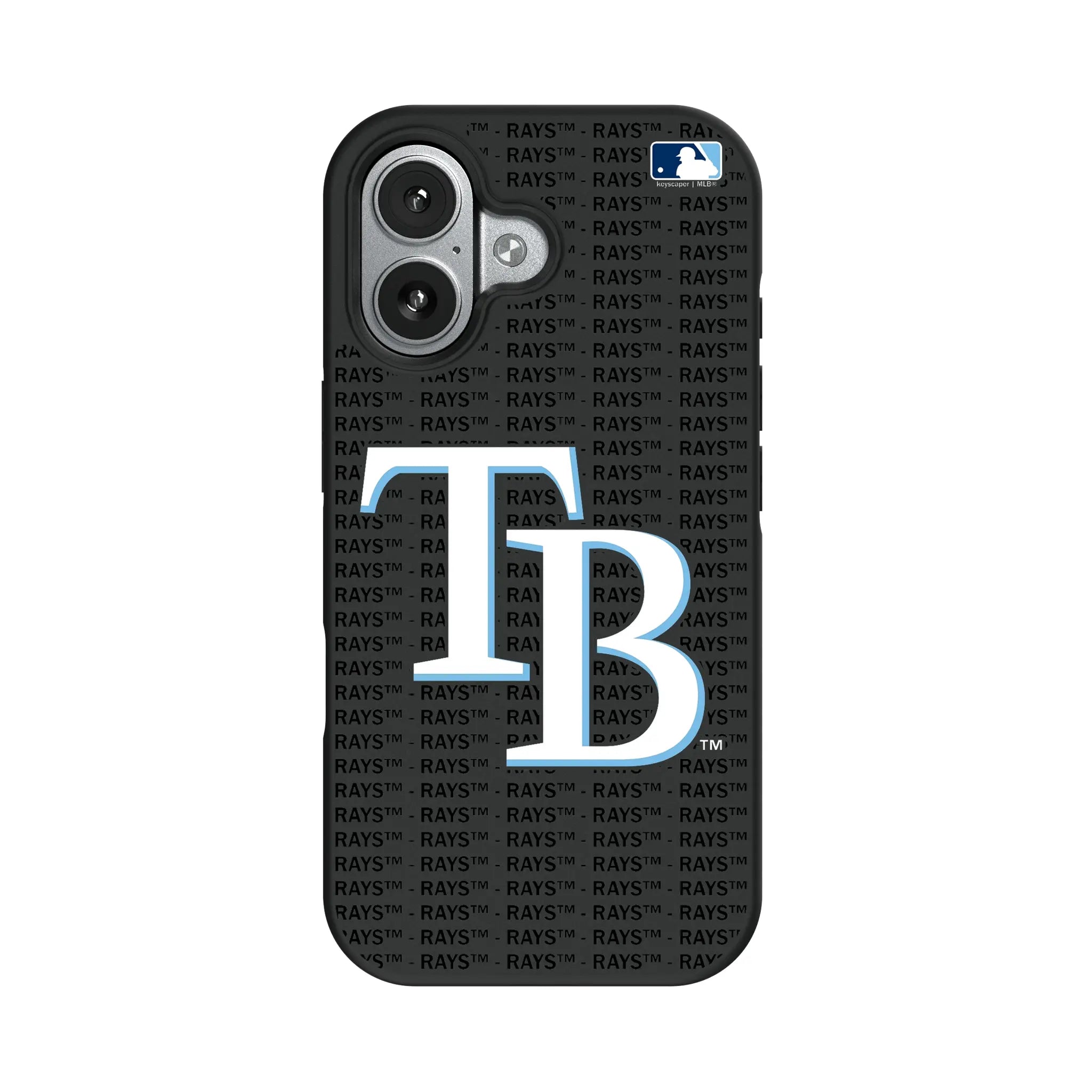 Tampa Bay Rays Text Backdrop iPhone Bump Phone Case for Apple iPhone#Device_iPhone 17
