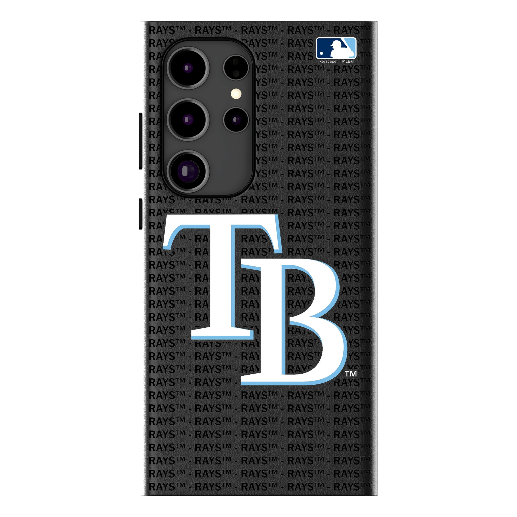 Tampa Bay Rays Text Backdrop Galaxy MagSafe Compatible Phone Case for Samsung Galaxy